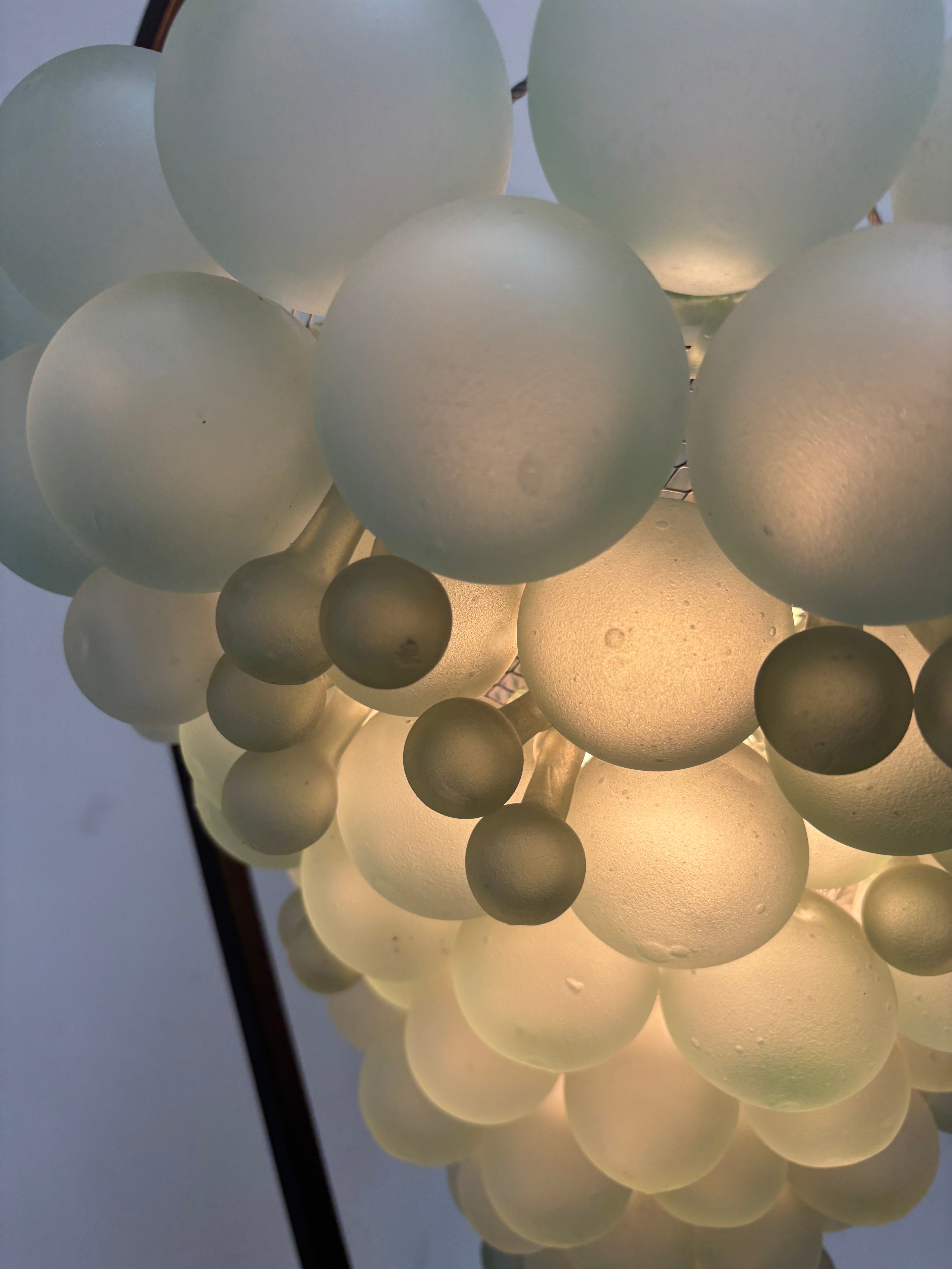 Fer Forgé Druivenglazen vloerlamp