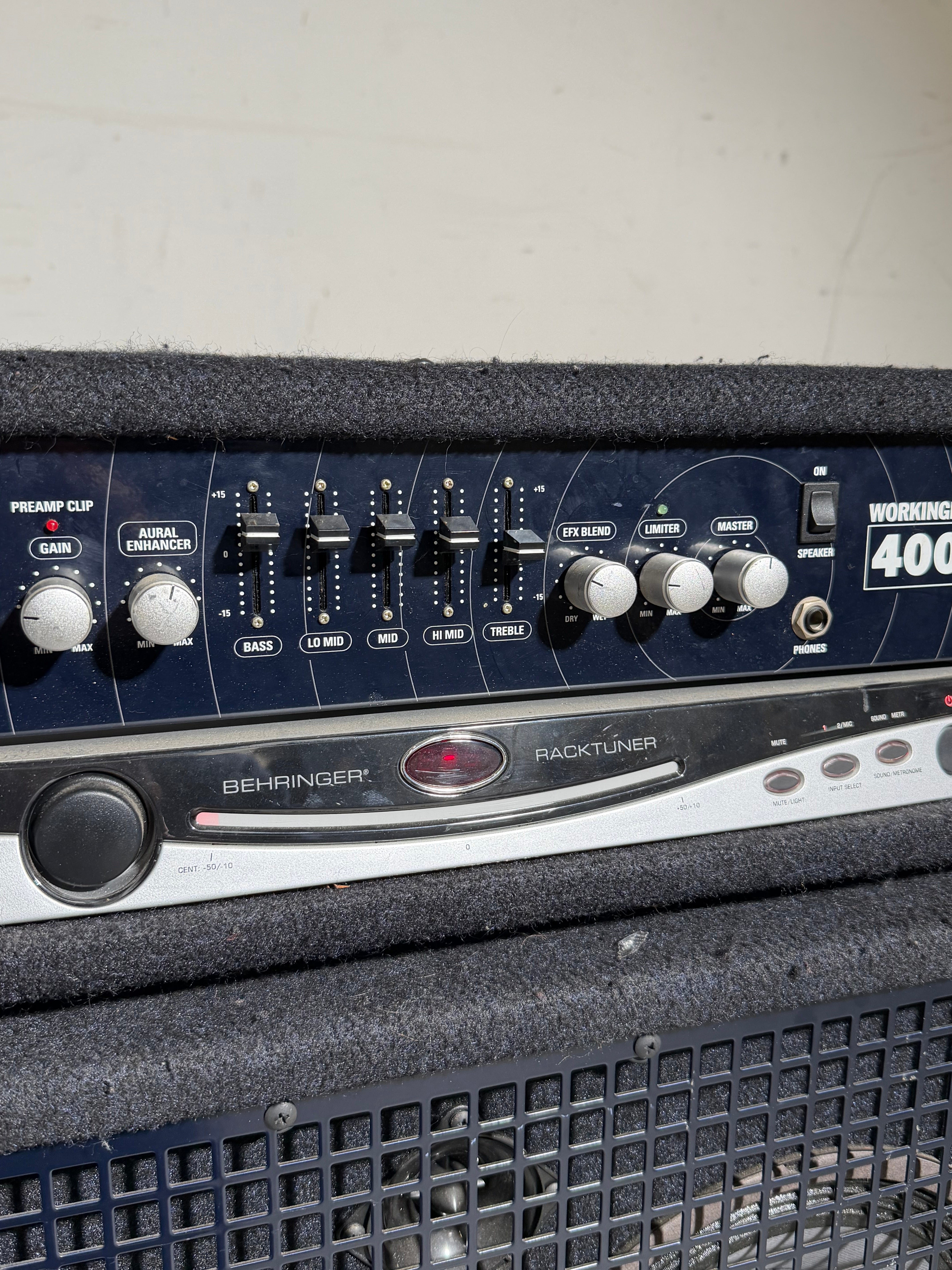 SWR Workingman’s 4004 Bass Amplifier Head with 2x10 Cabinet
