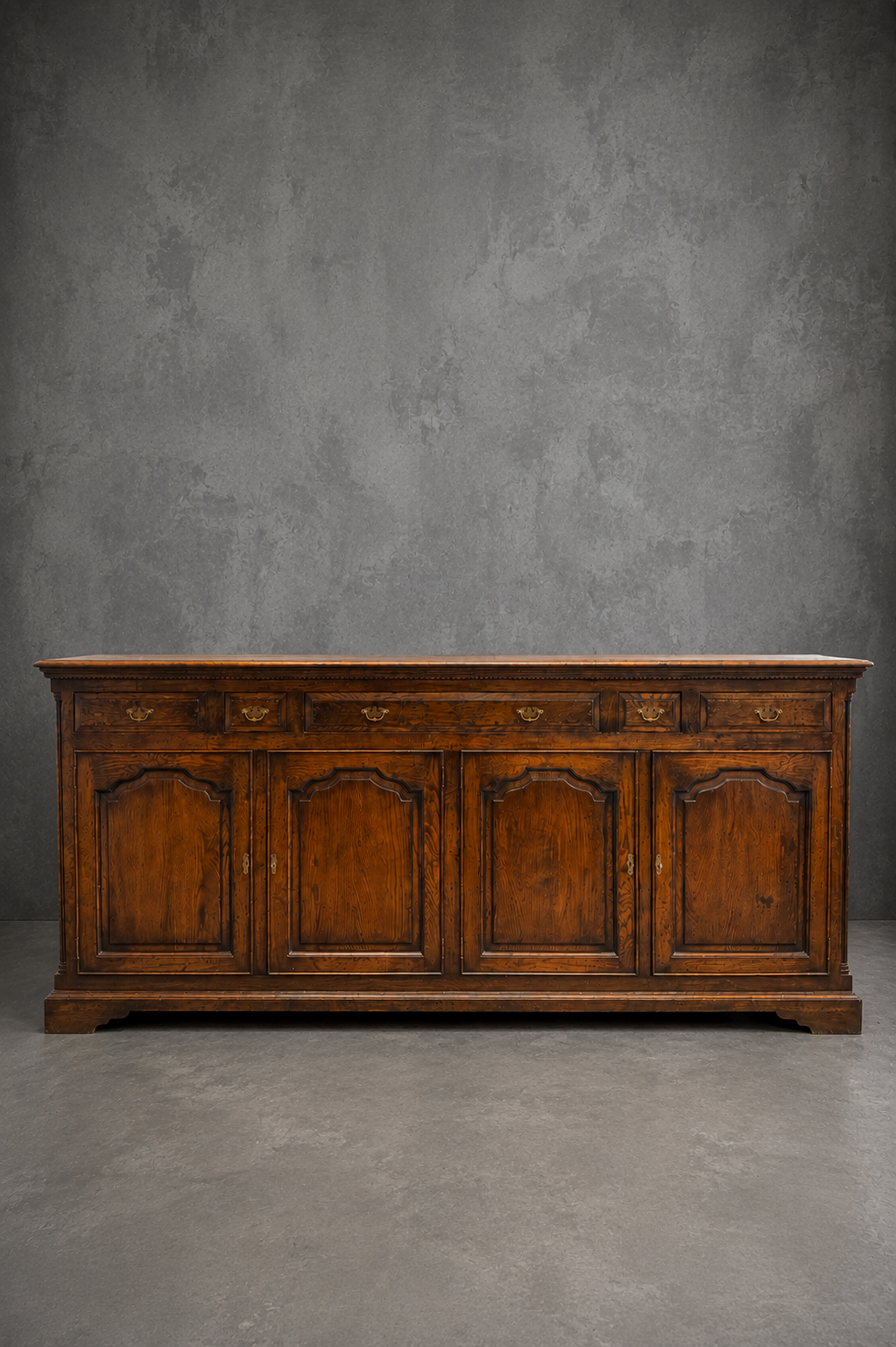 Old New England Oak Sideboard