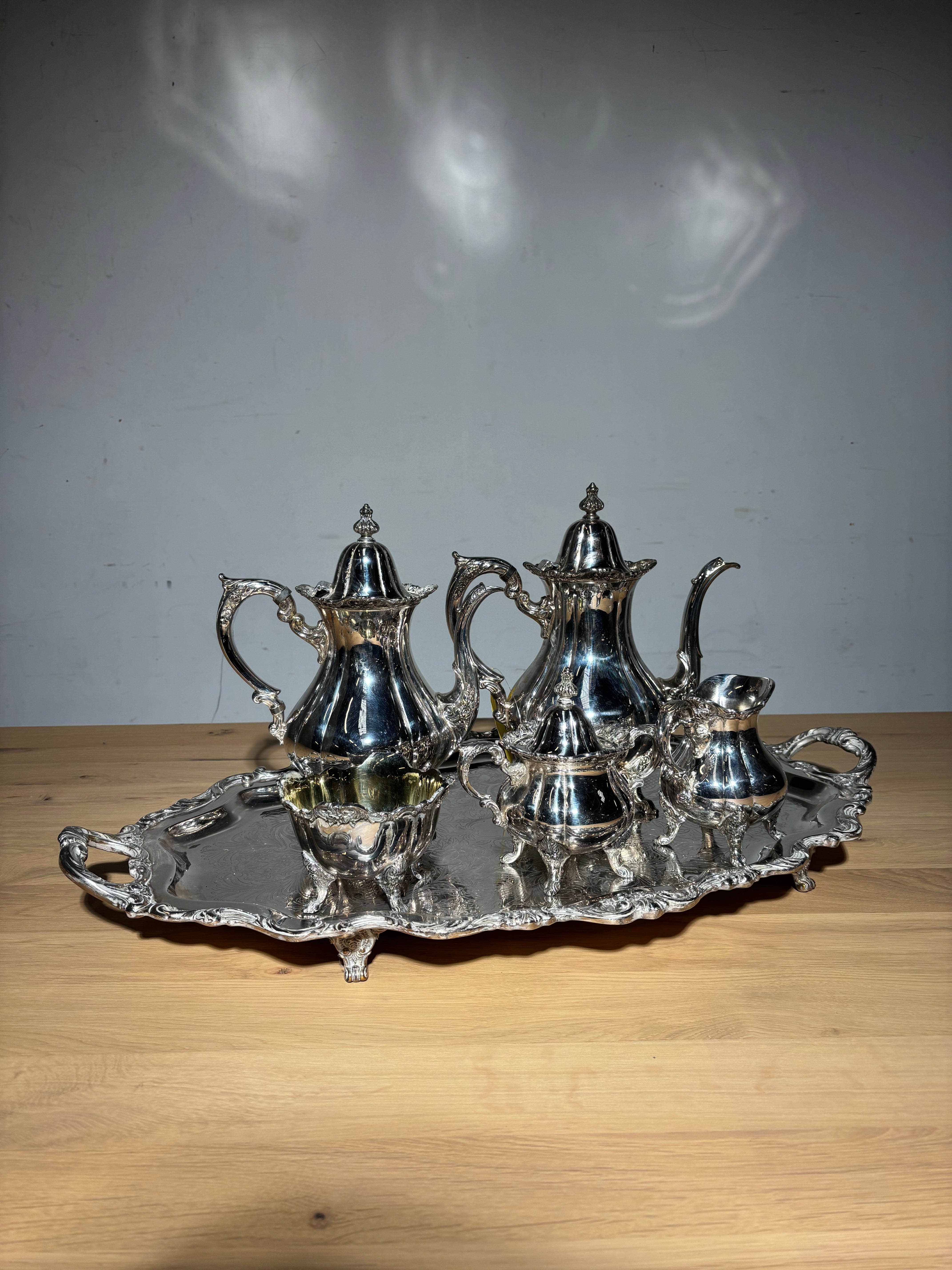 Service à thé/café « Wallace » plaqué argent (6)