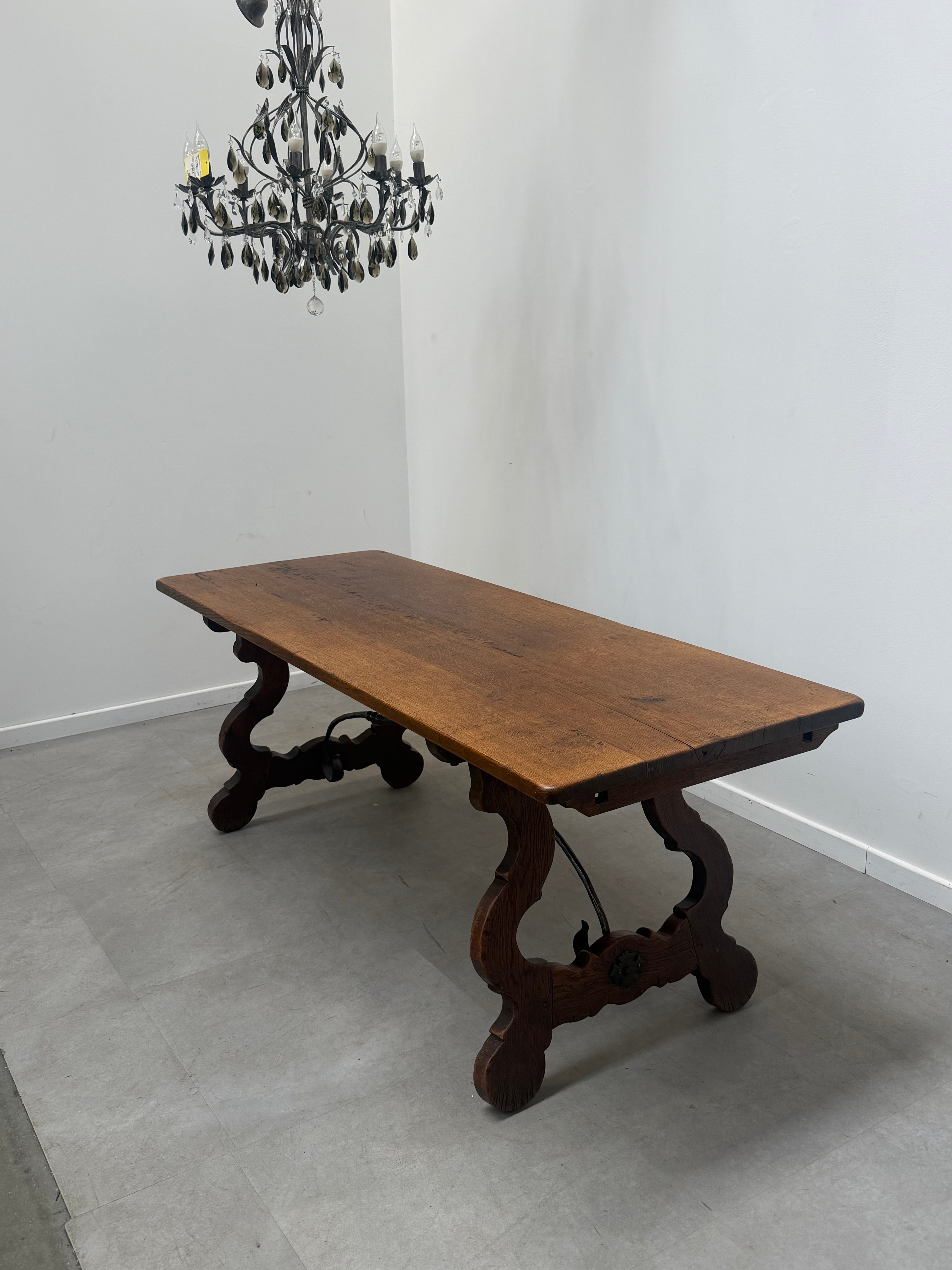 18th Century Solid Oak Dining Table