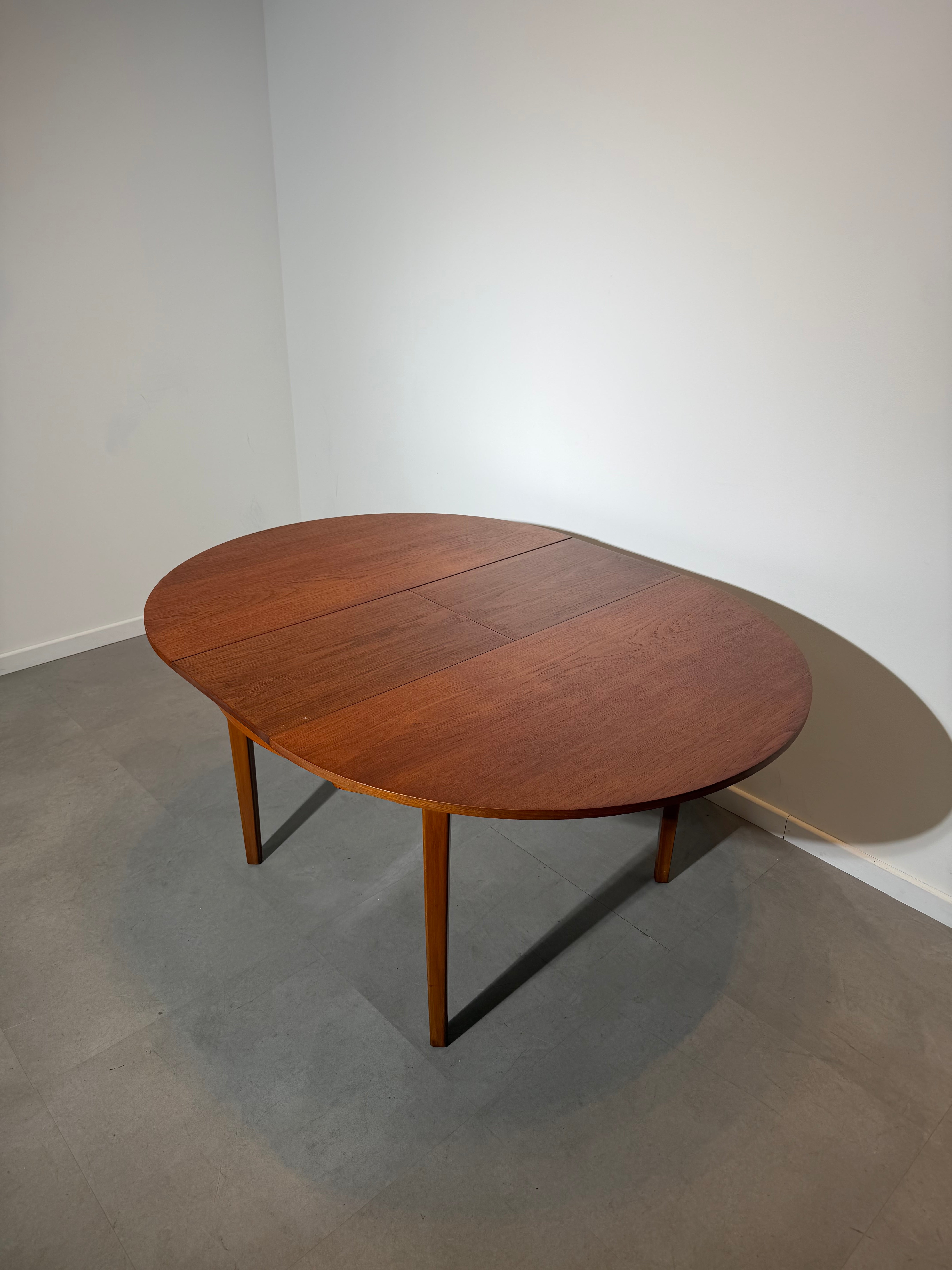 G-Plan Round Extendable Dining Table in Teak