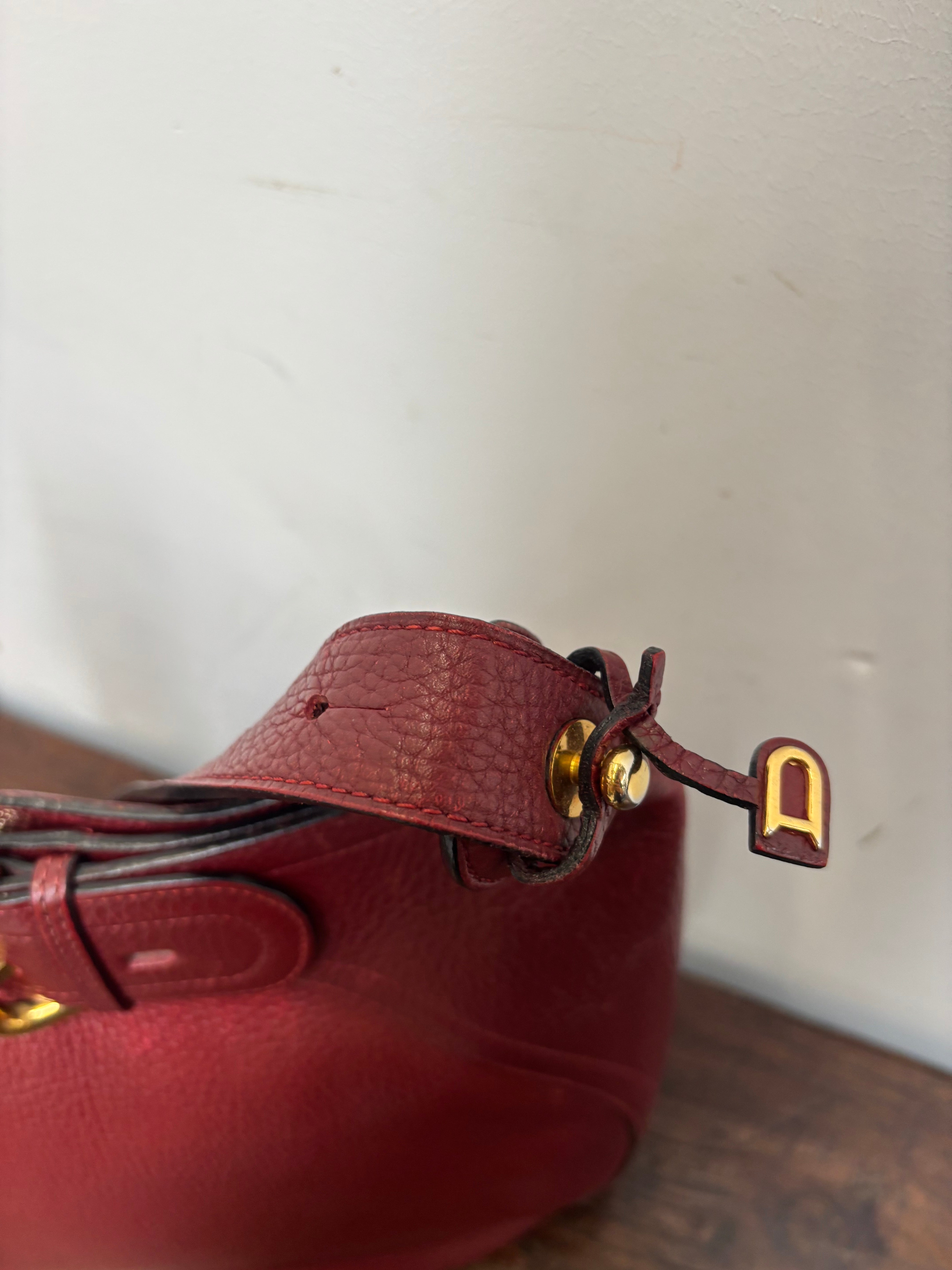 Sac bandoulière Delvaux Souverain rouge