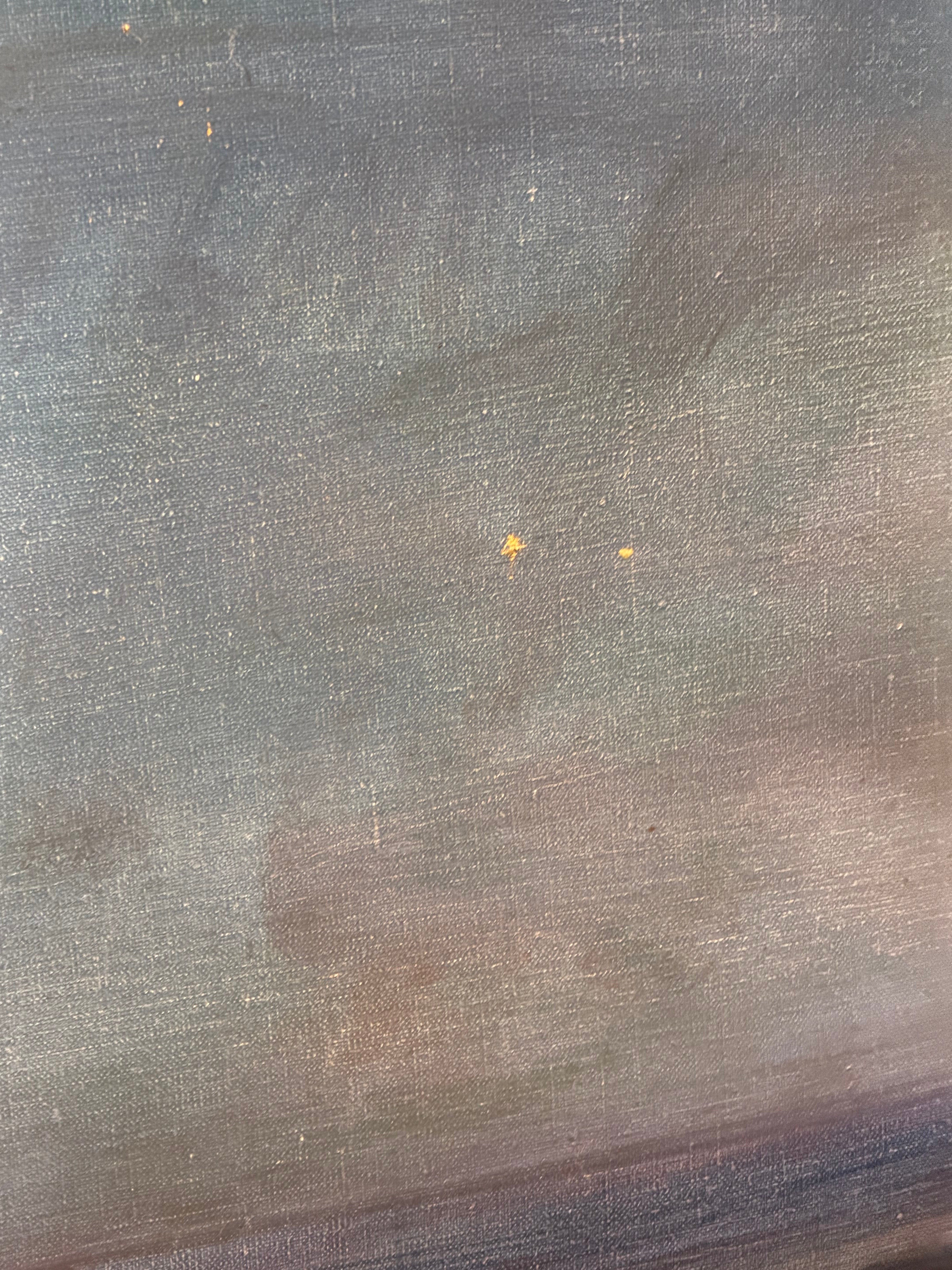 Vintage Seascape Painting by Klein – Moonlit Ocean – 1980s – Framed