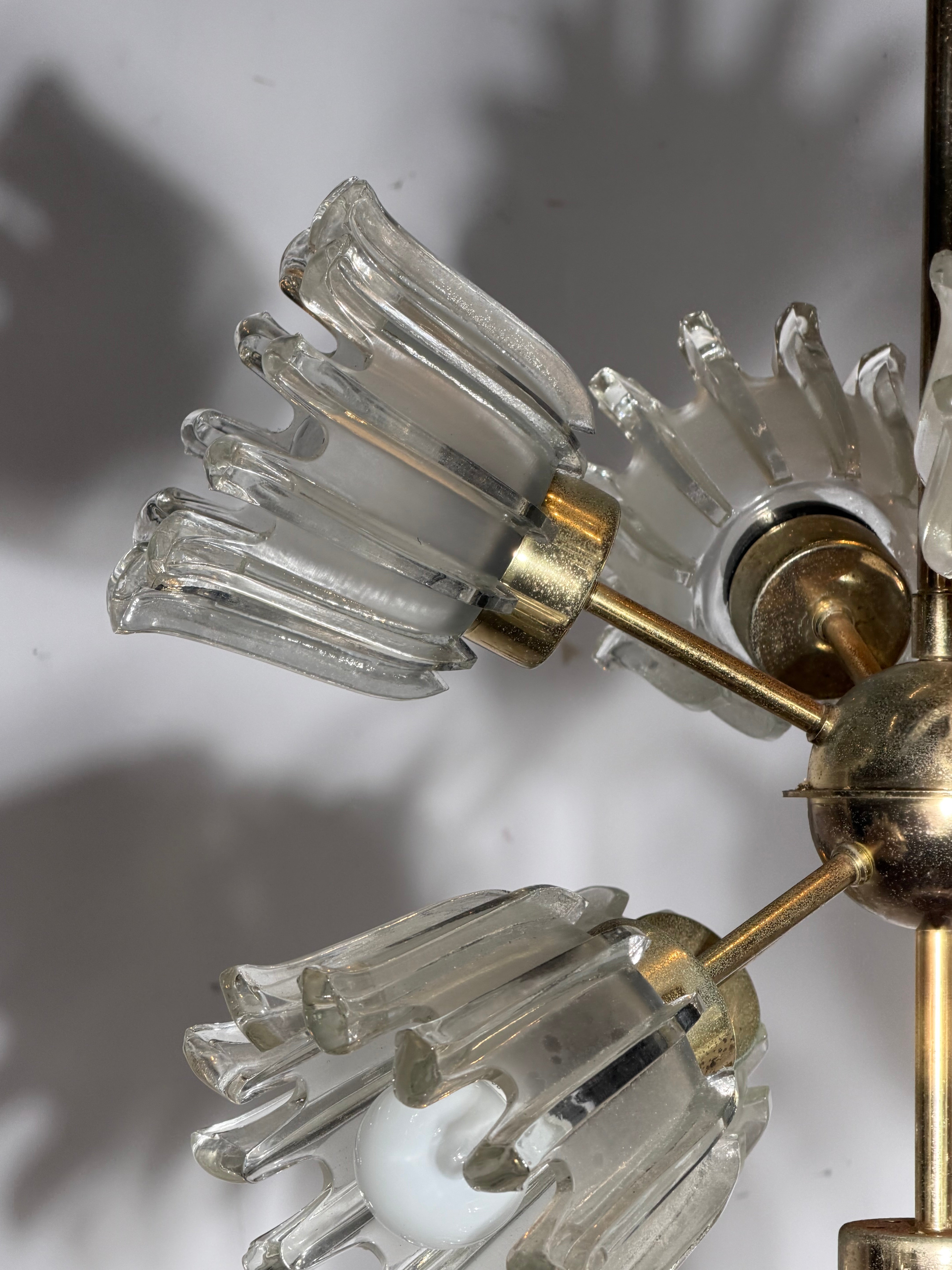 Vintage Pendant Lamp by Leclaire & Schaffer
