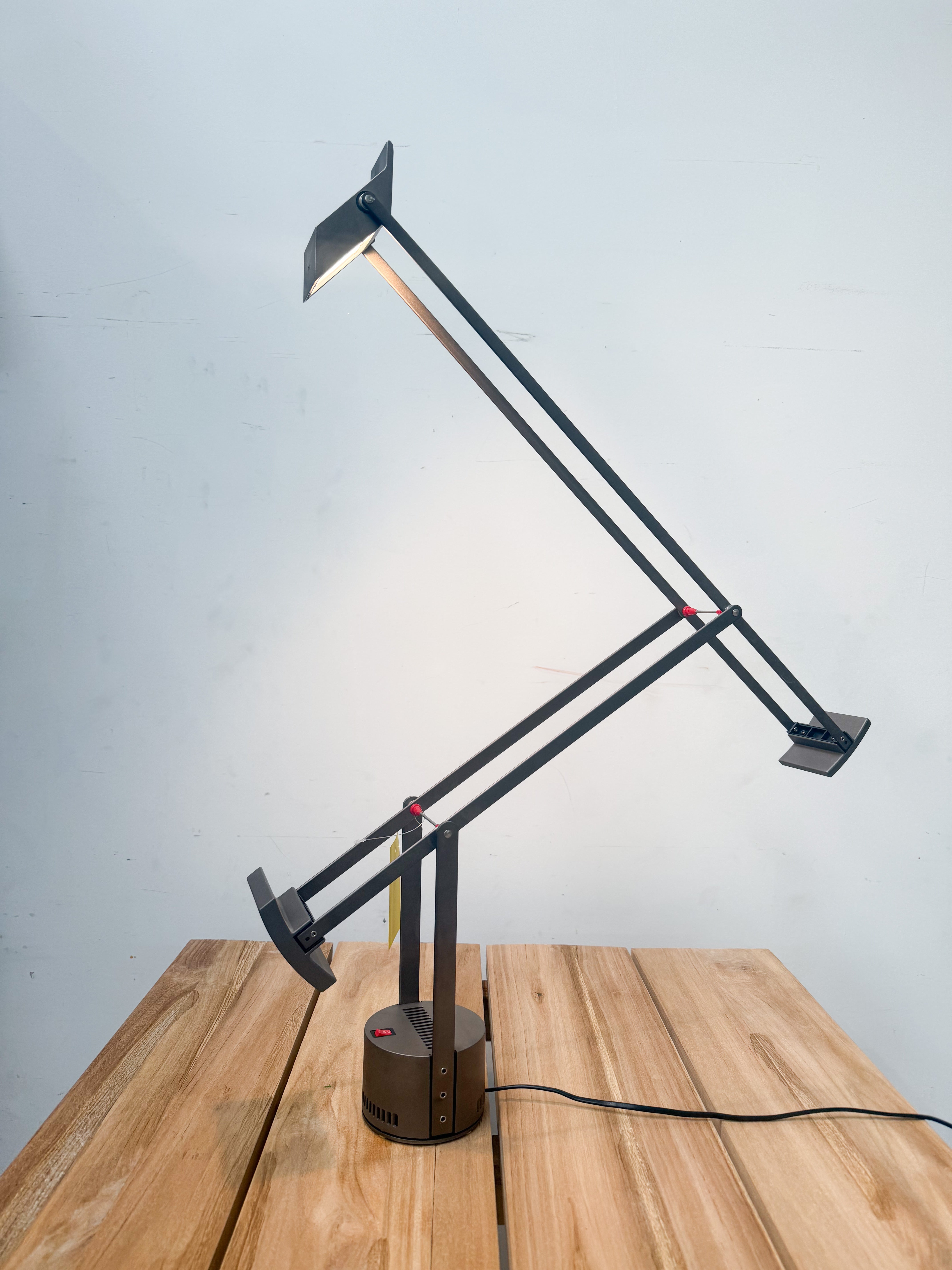 Artemide Tizio Desk Lamp by Richard Sapper – Brown Adjustable Design Icon