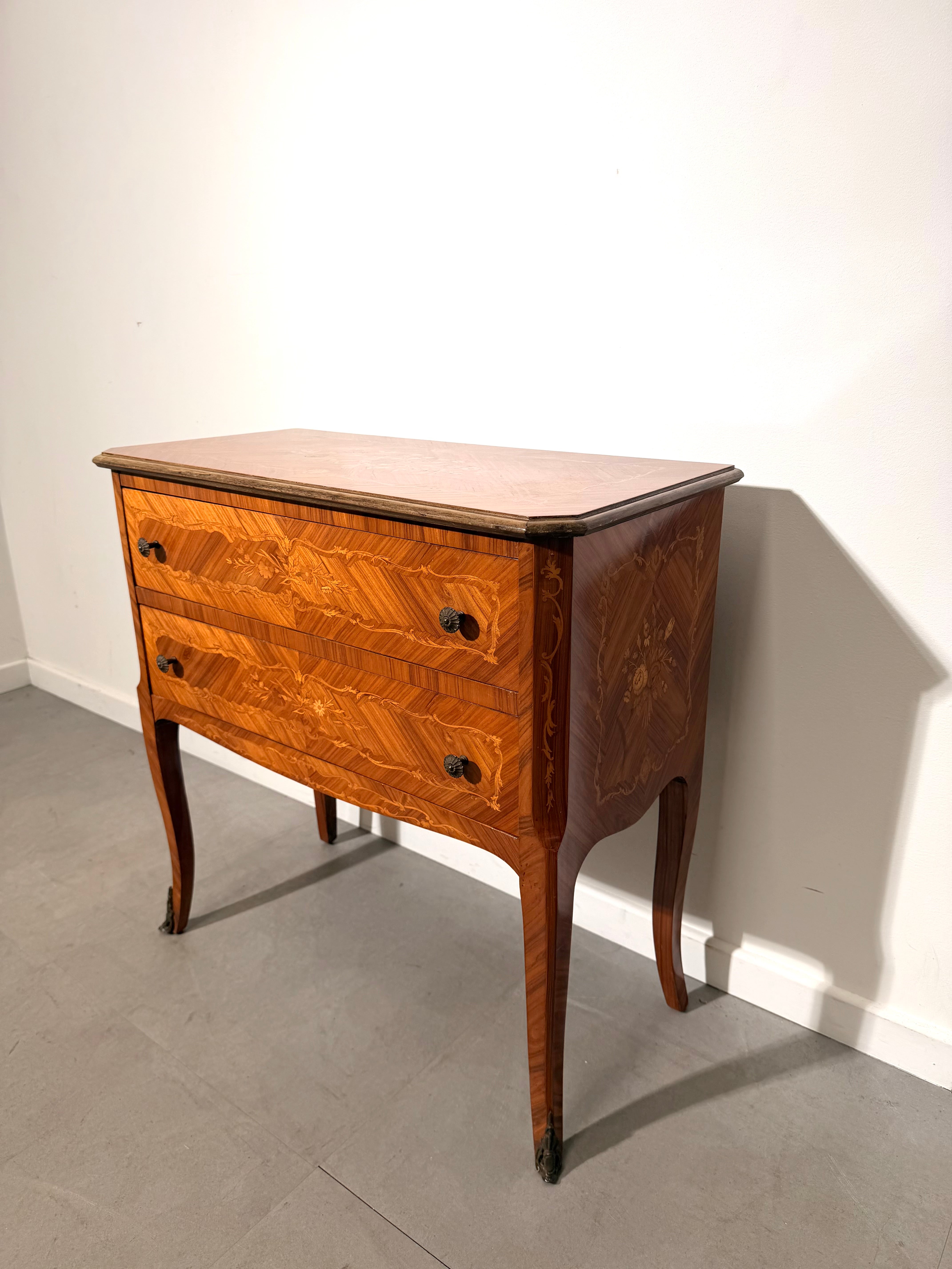 French Marquetry Chest of Drawers