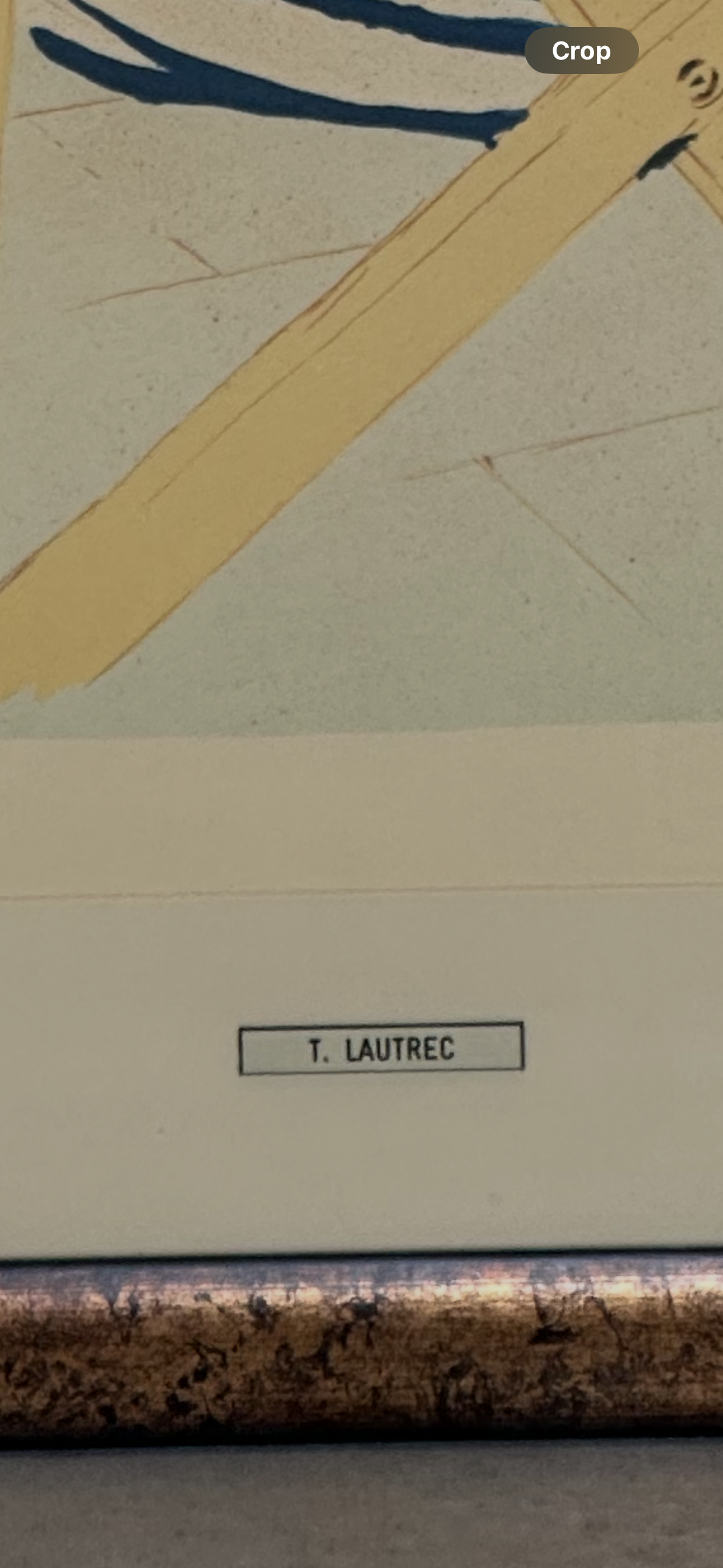 Henri de Toulouse-Lautrec – Lithographie encadrée