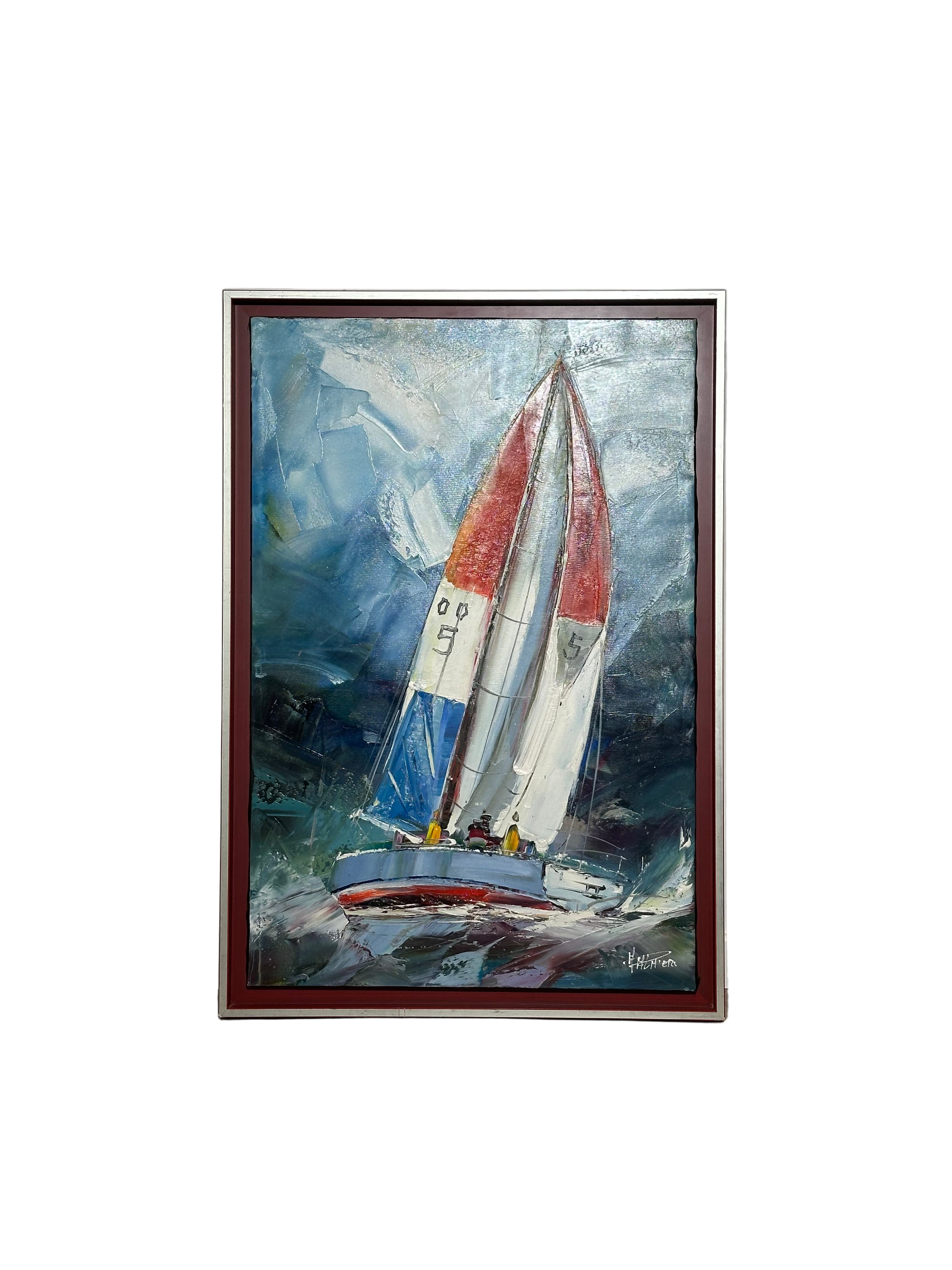 Antonio Palmieri – “Sailing in Motion”
Original Oil on Canvas