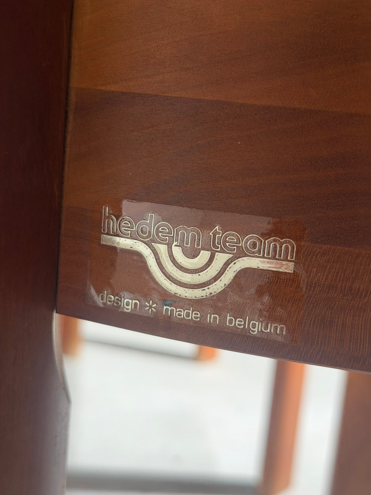 Hédem Team Extendable Dining Table – Made in Belgium, 1980s