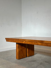 Vintage solid teak coffee table