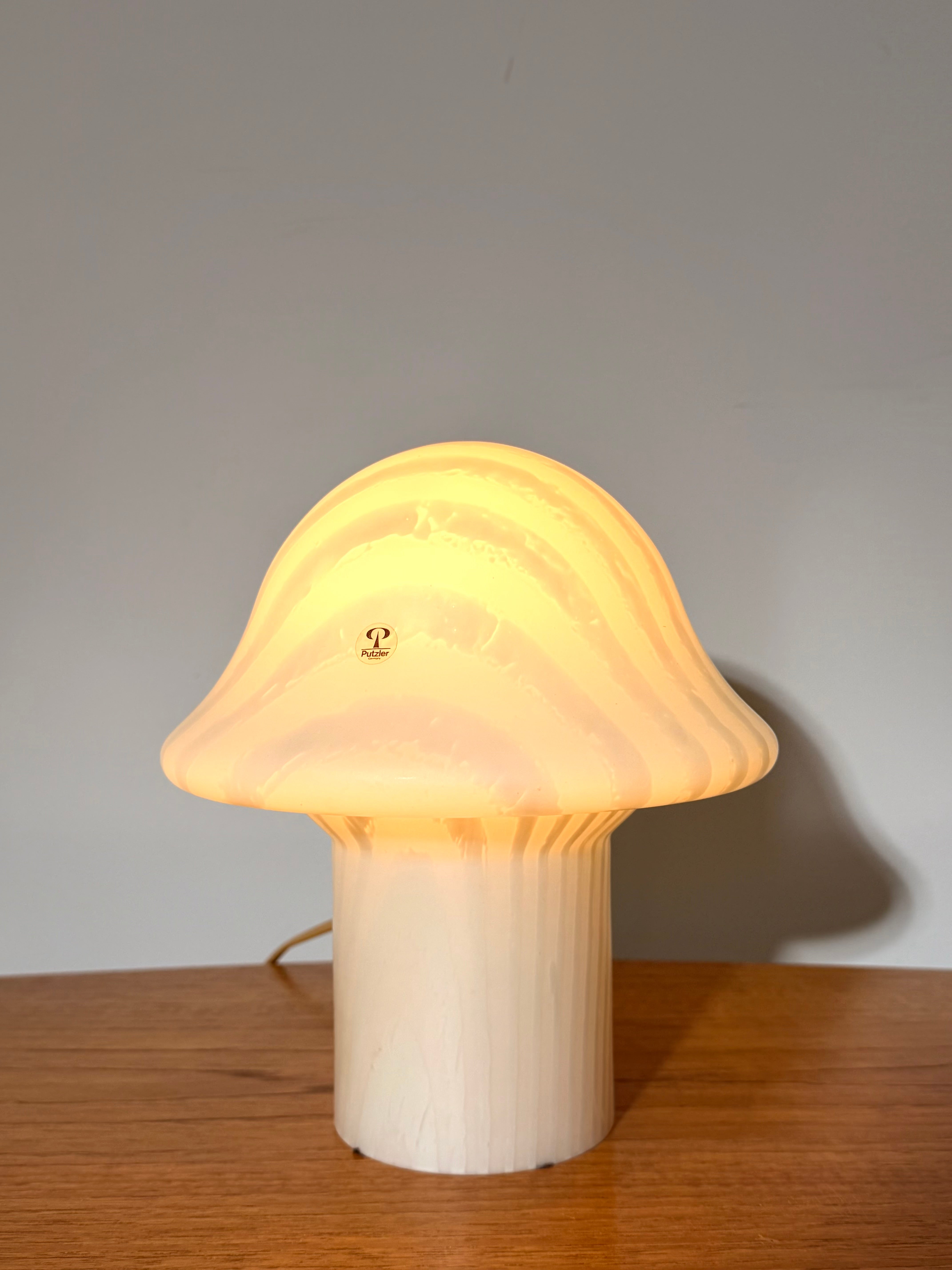 Vintage Putzler Mushroom Table Lamp