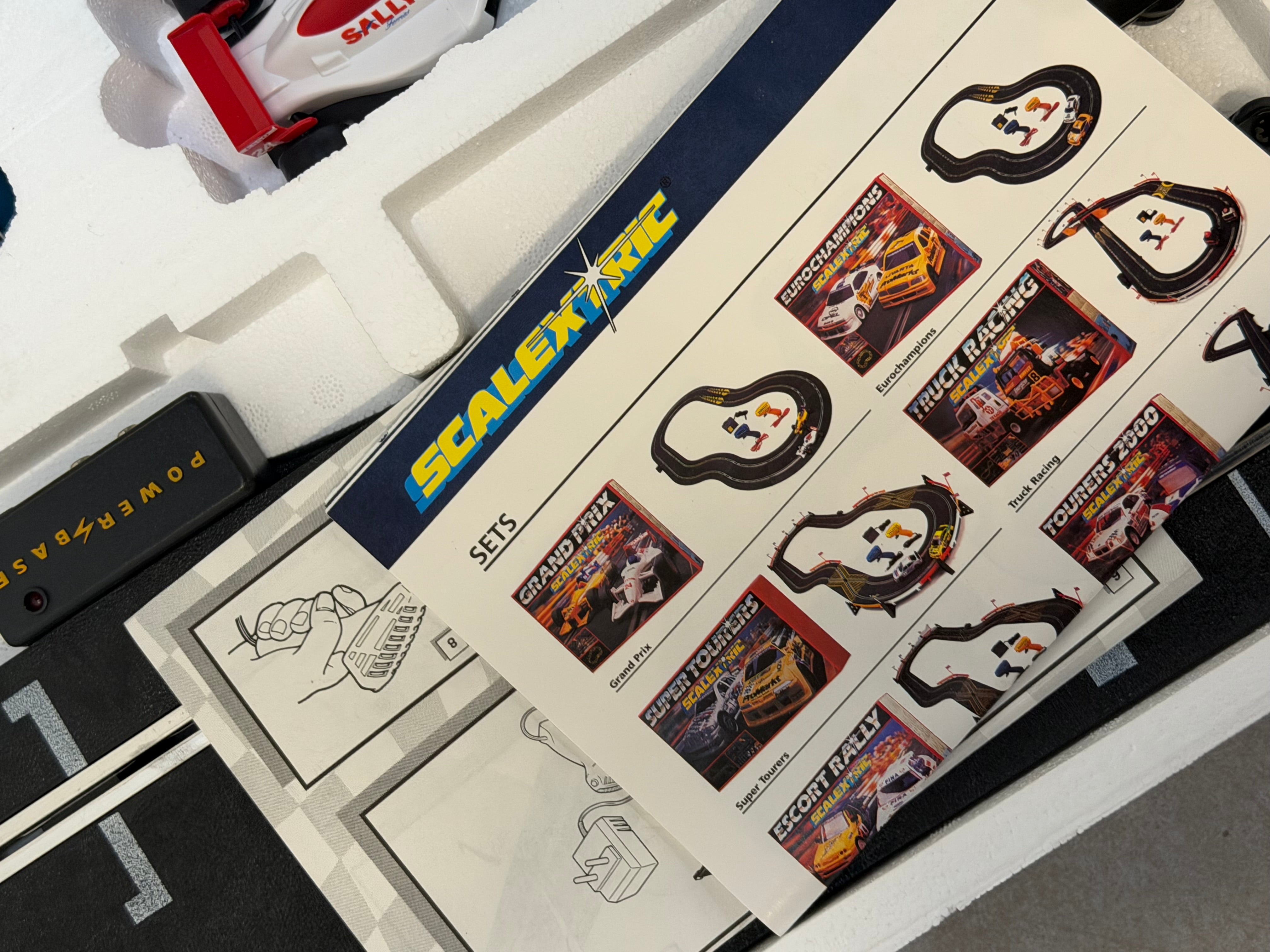 Vintage Scalextric “Grand Prix” slot car race set (unused, new and boxed)