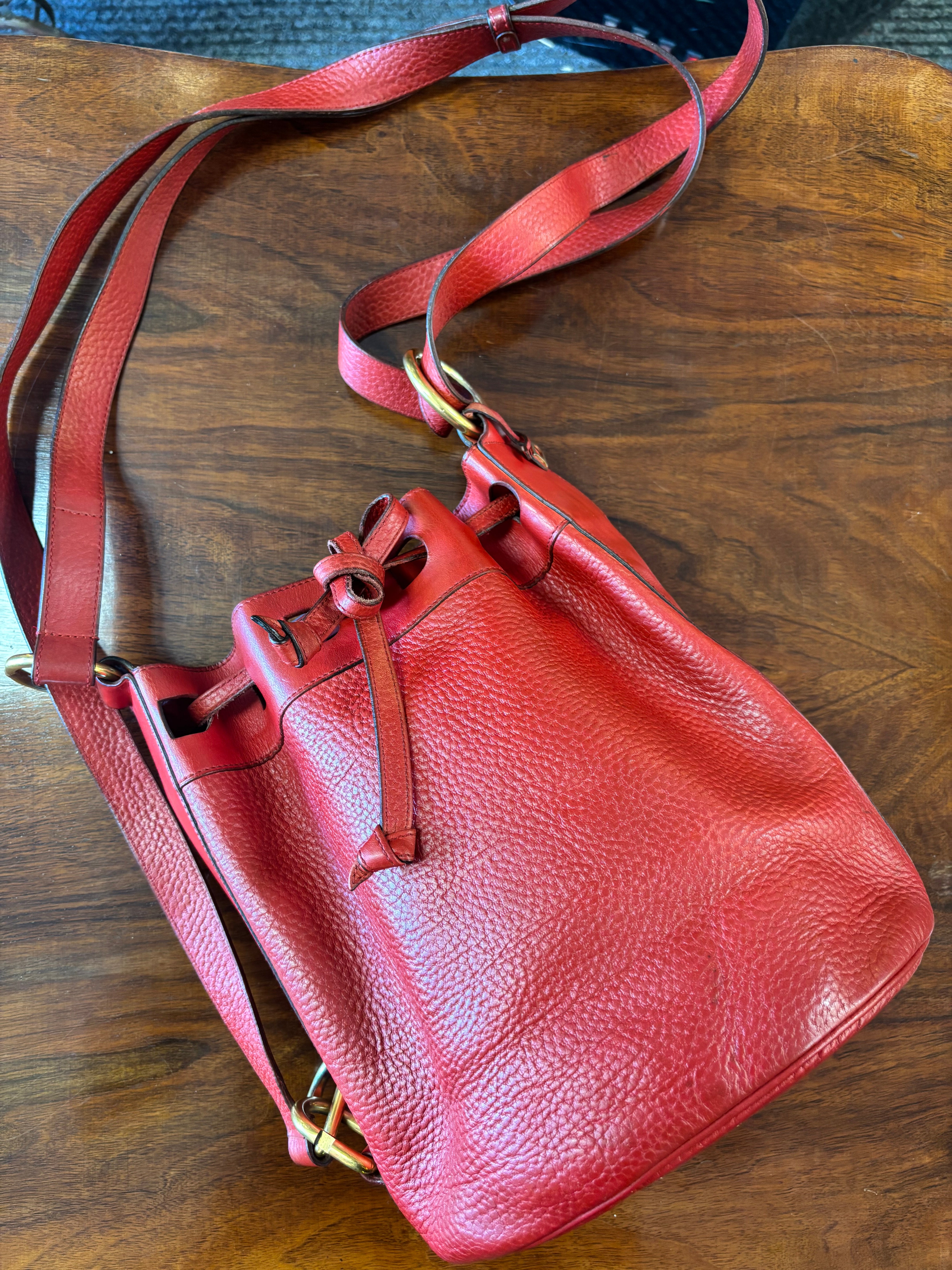 Delvaux “Gibus” Red Bag