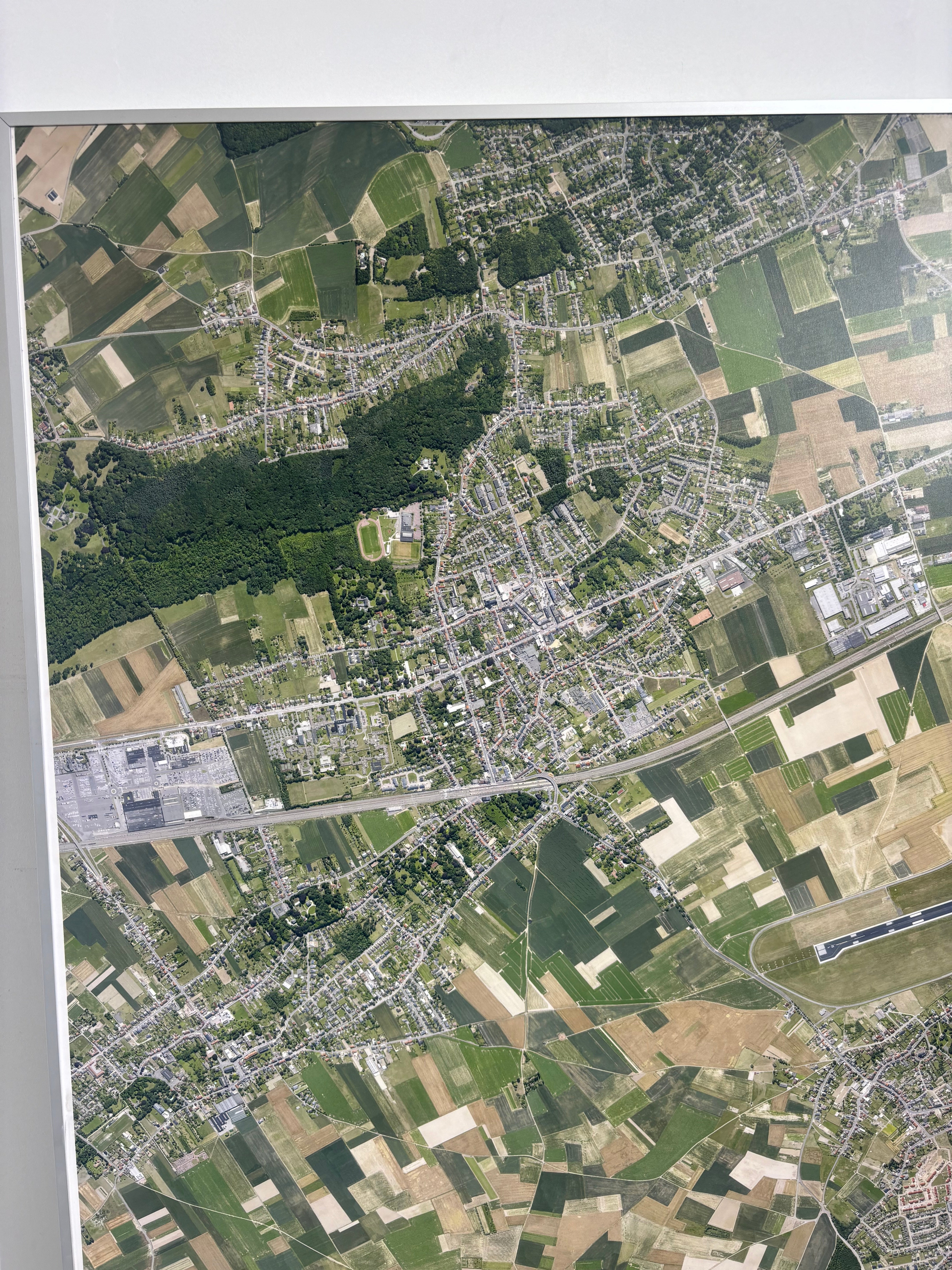 Aerial picture airport zaventem