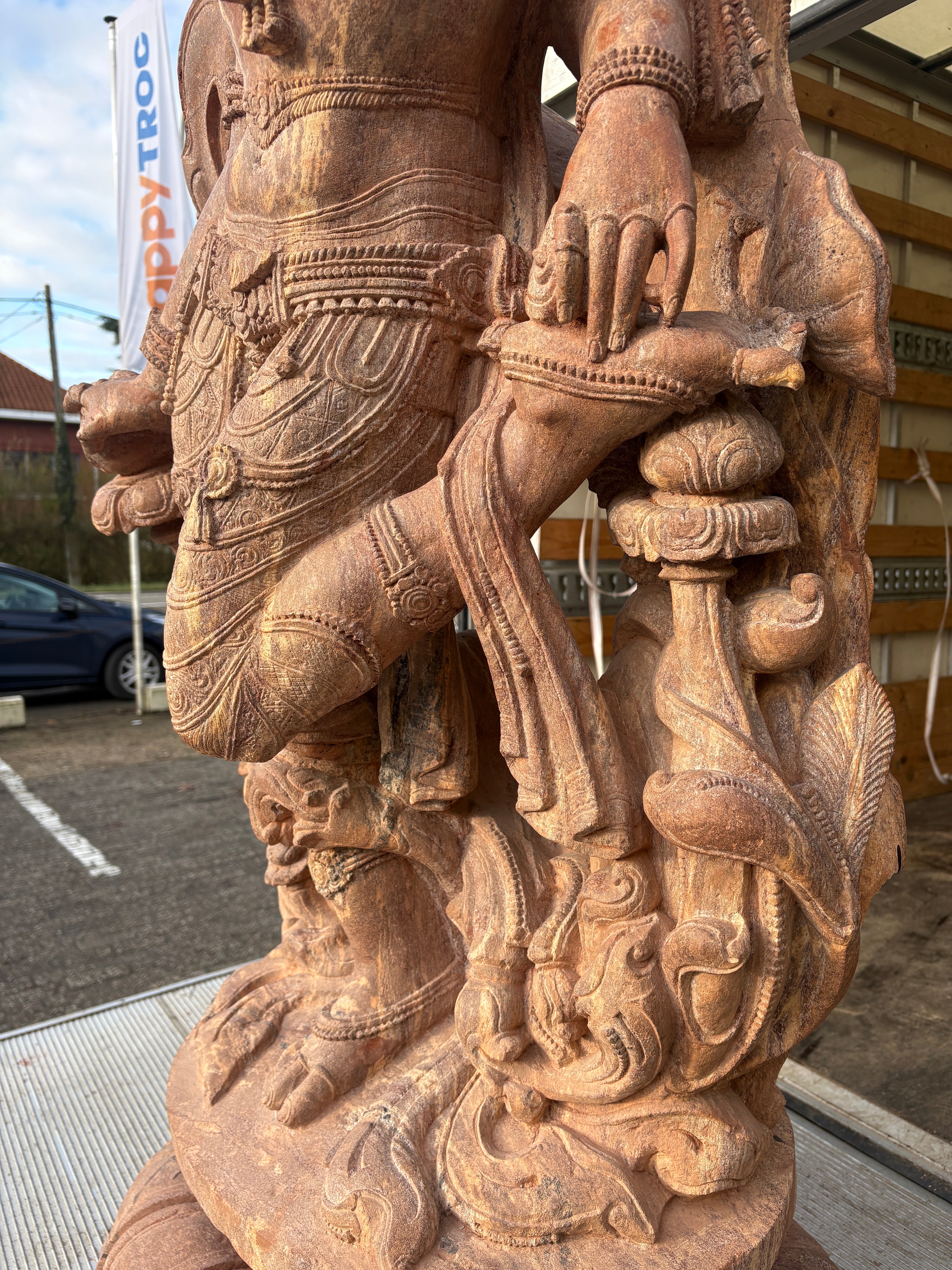 Devadasi Sandstone Statue (180 cm)