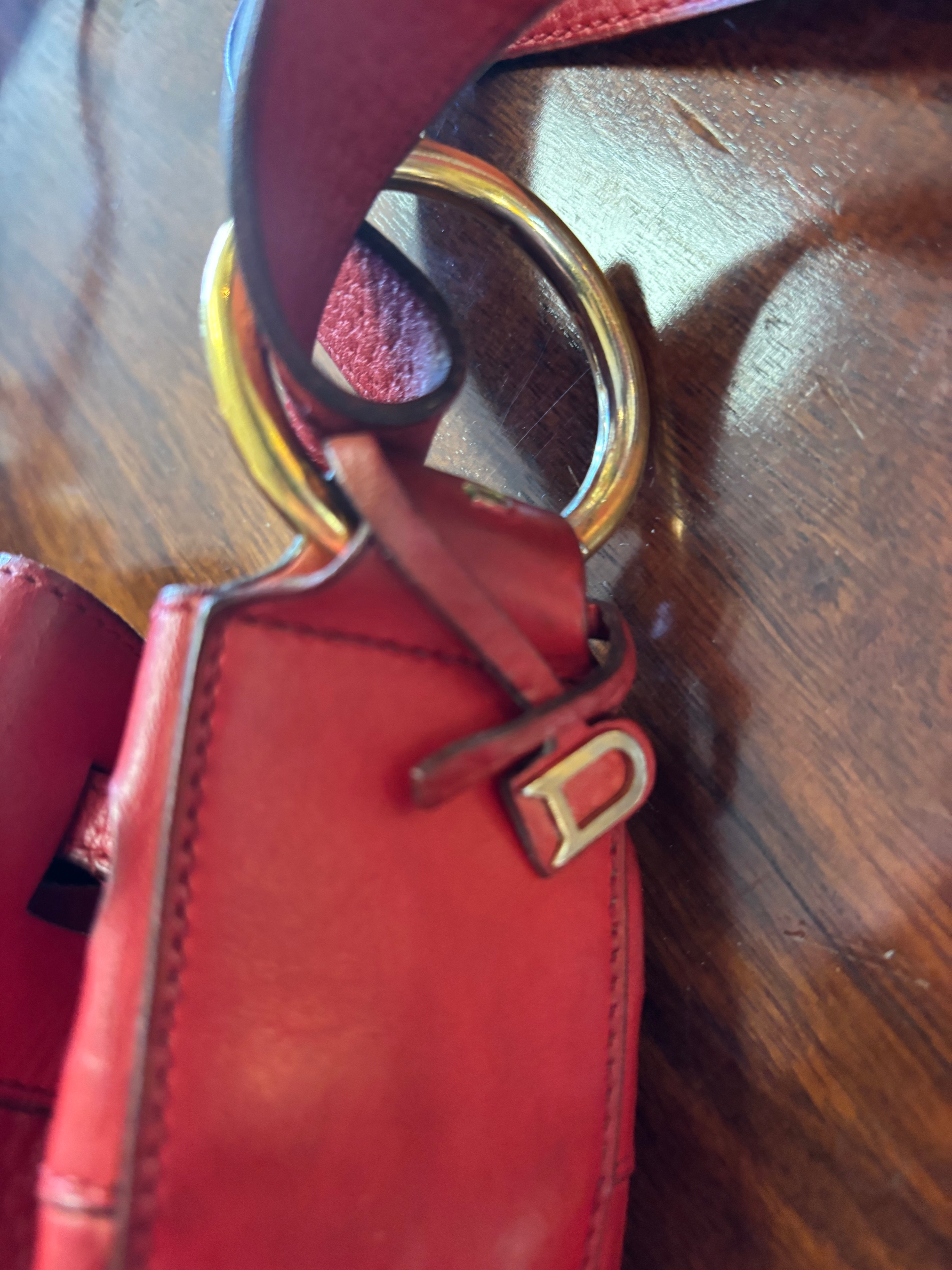 Delvaux “Gibus” Red Bag