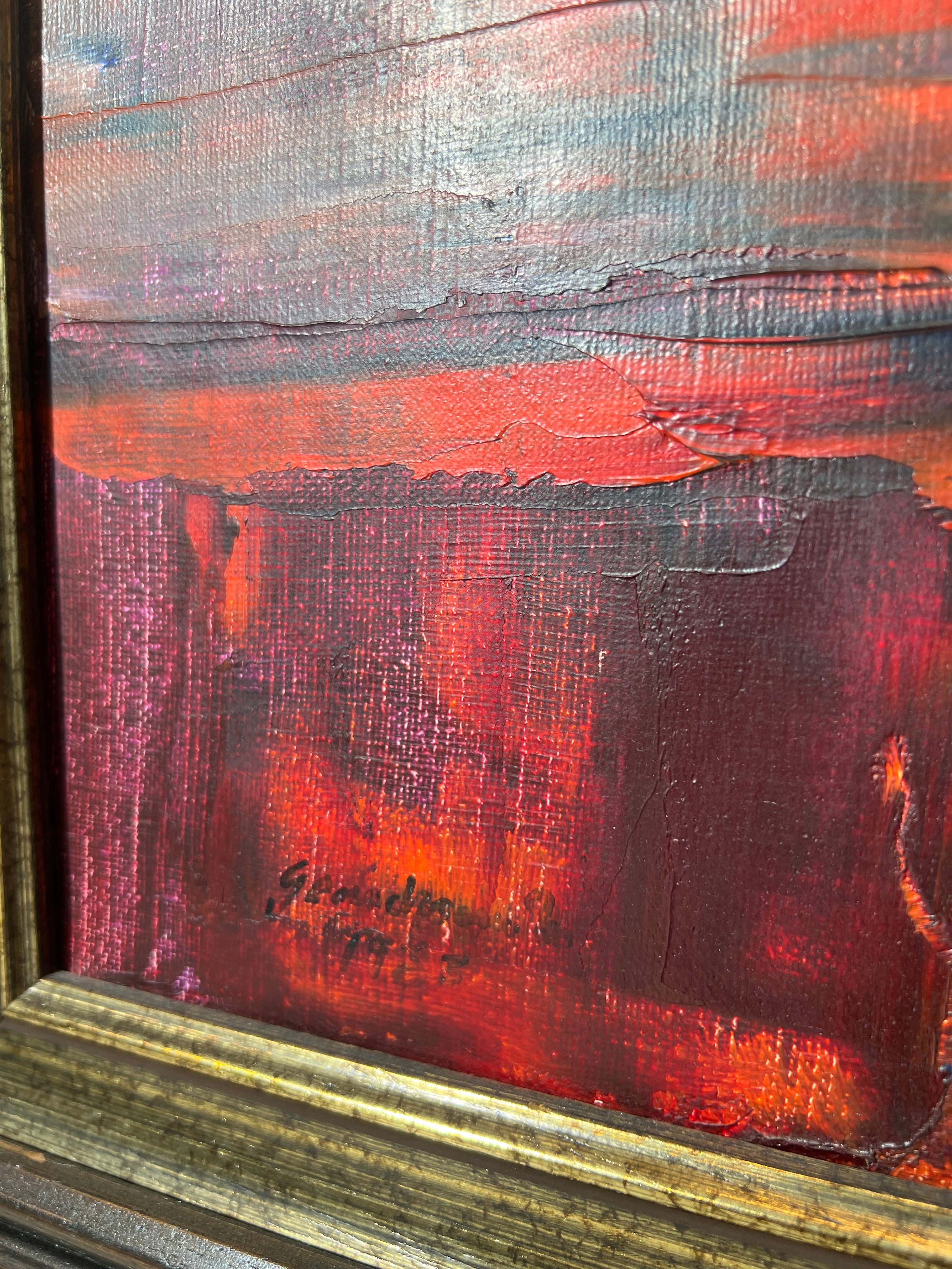 J. Grandjean “De Denker” – Expressive Oil Painting