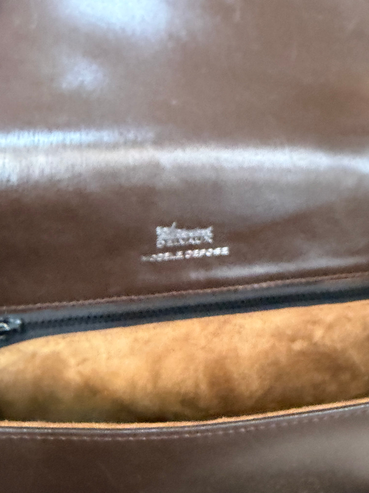 Vintage Delvaux Leather Handbag – With Dust Bag & Certificate