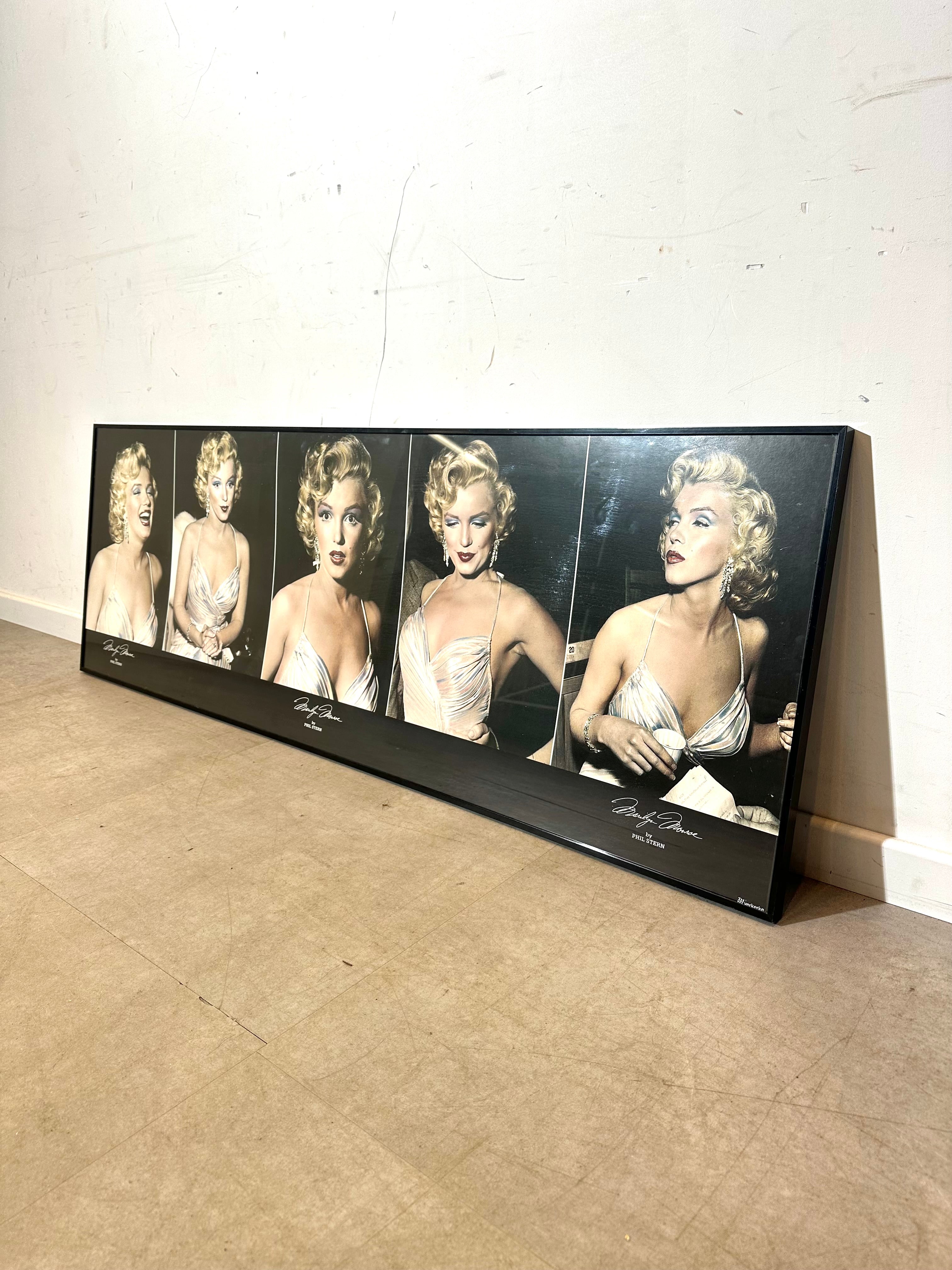 Panneau photographique de Marilyn Monroe par Phil Stern