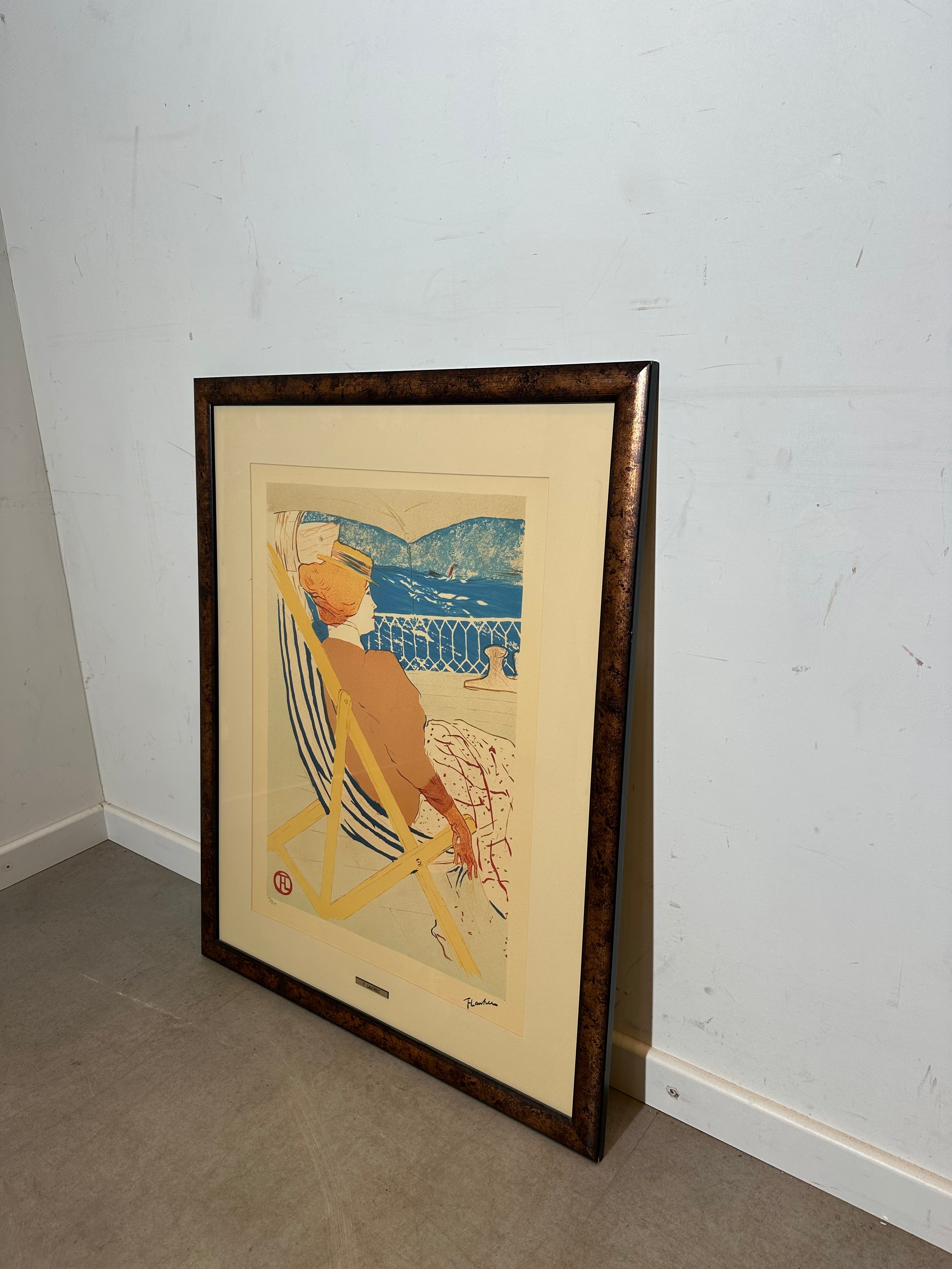 Henri de Toulouse-Lautrec – Lithographie encadrée