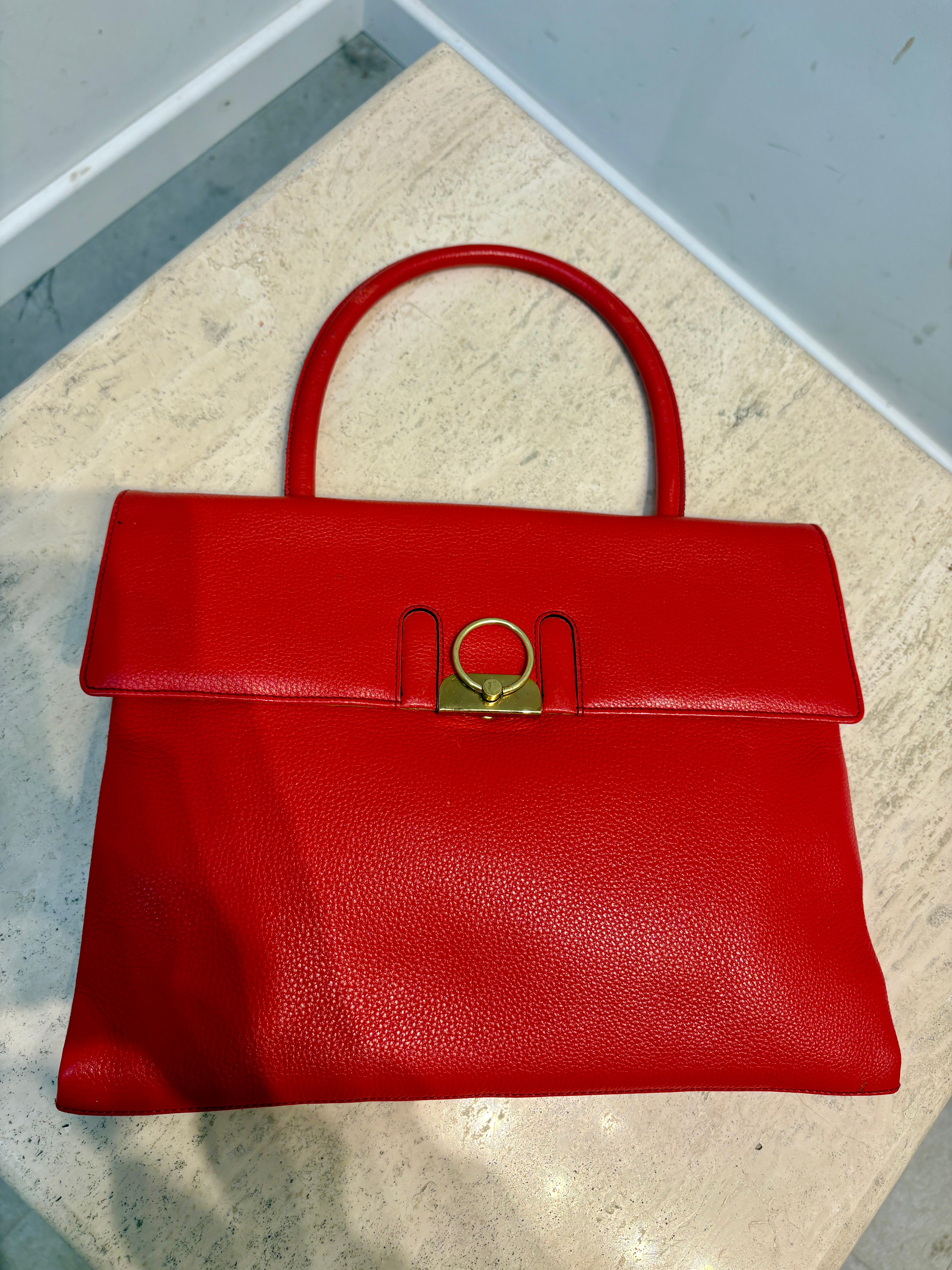 Delvaux Bag Red