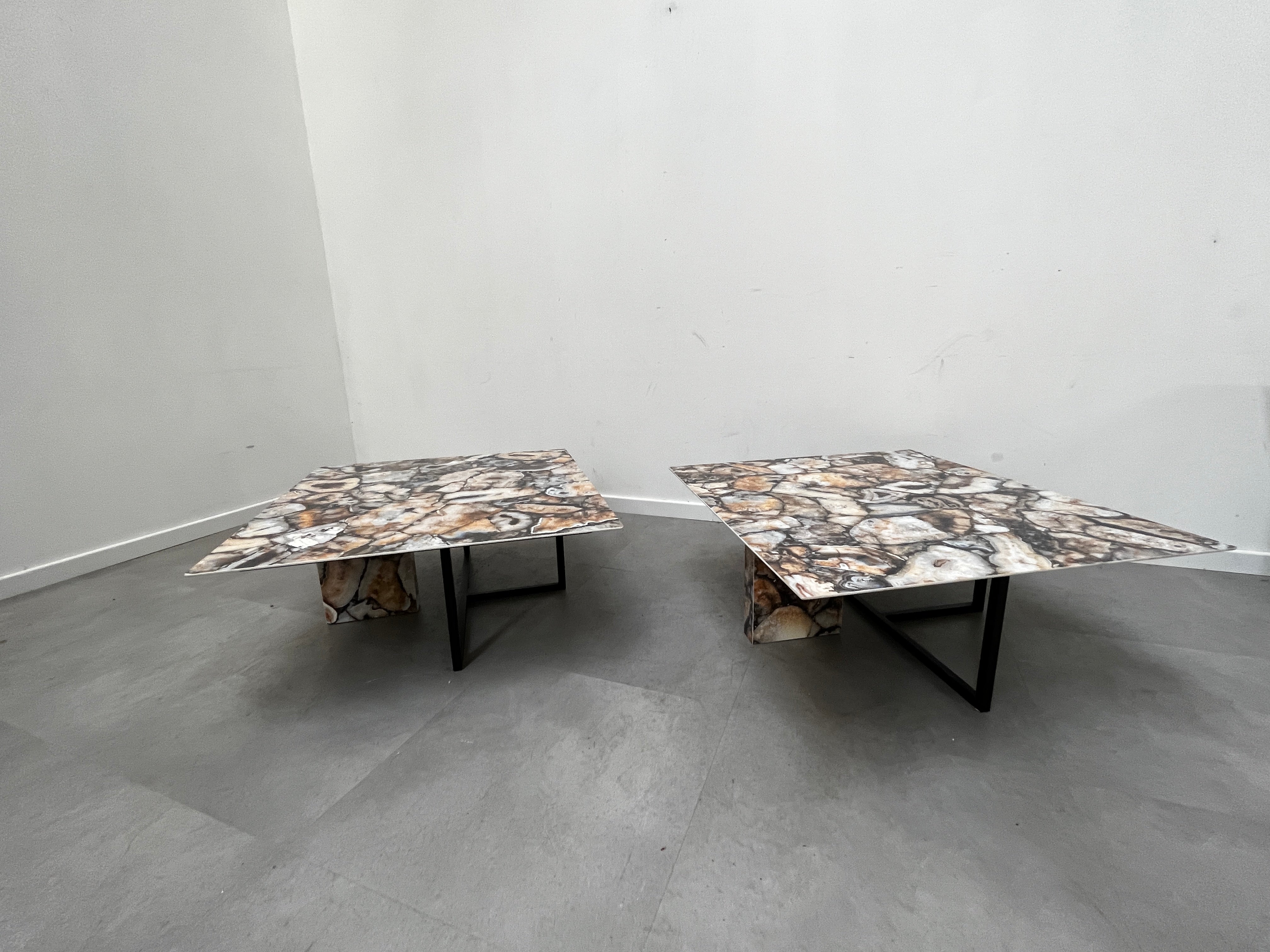 Bijzettafel / Salontafel (combinatie)