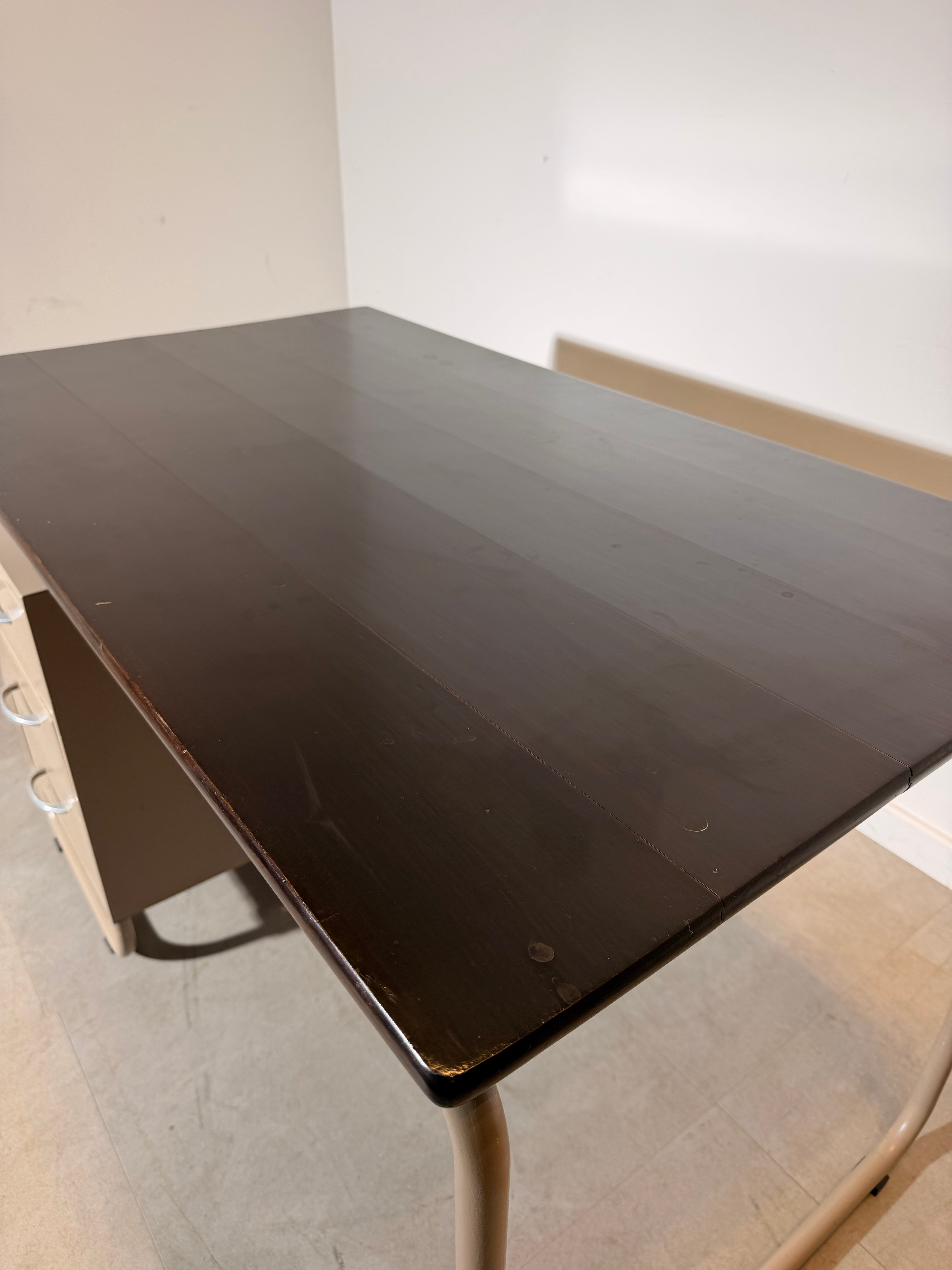 Vintage Bauhaus Style Tubular Steel Desk