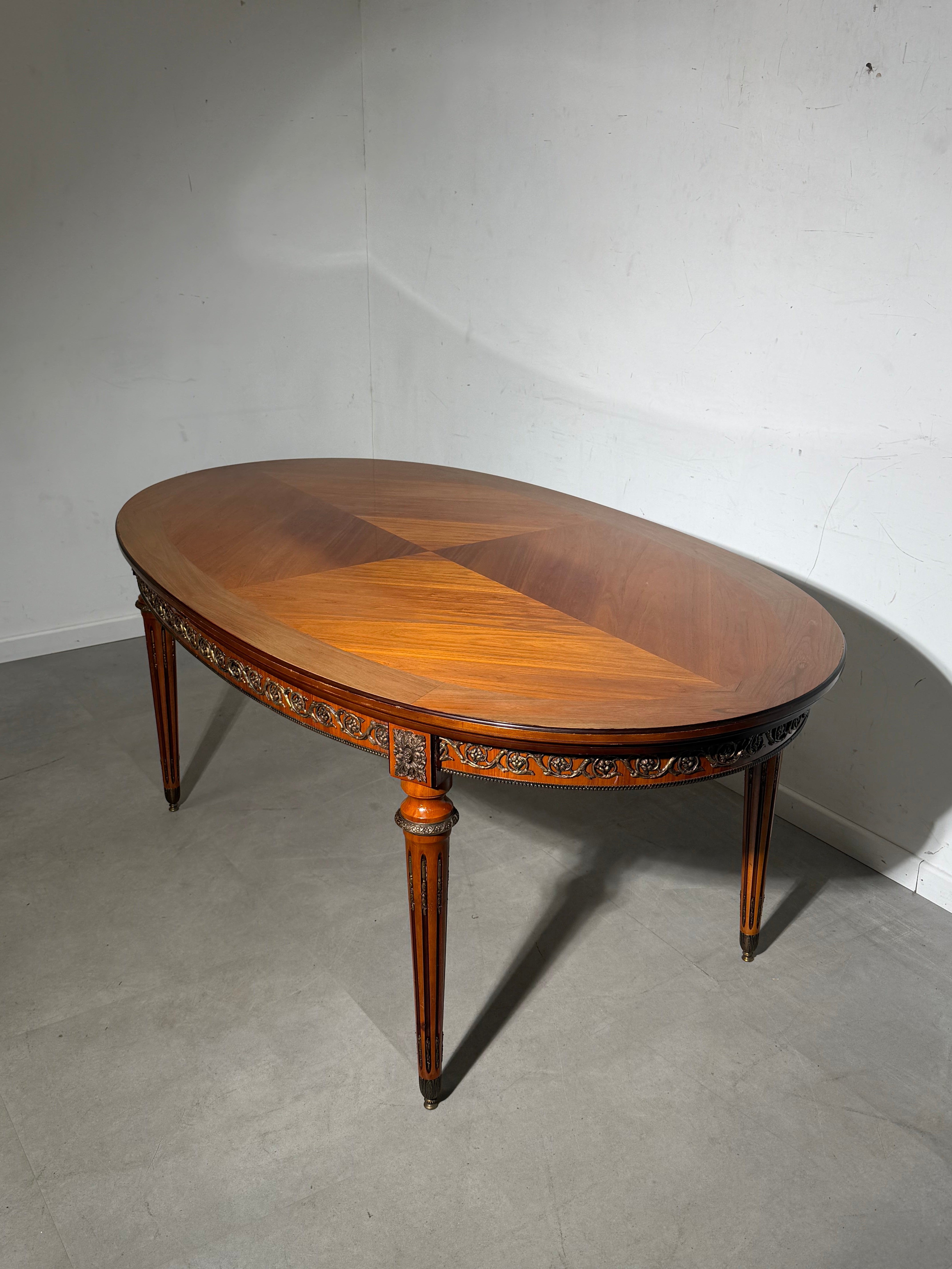 Vintage Louis XVI Style Extendable Dining Table by JP Ehalt – 183–273 cm
