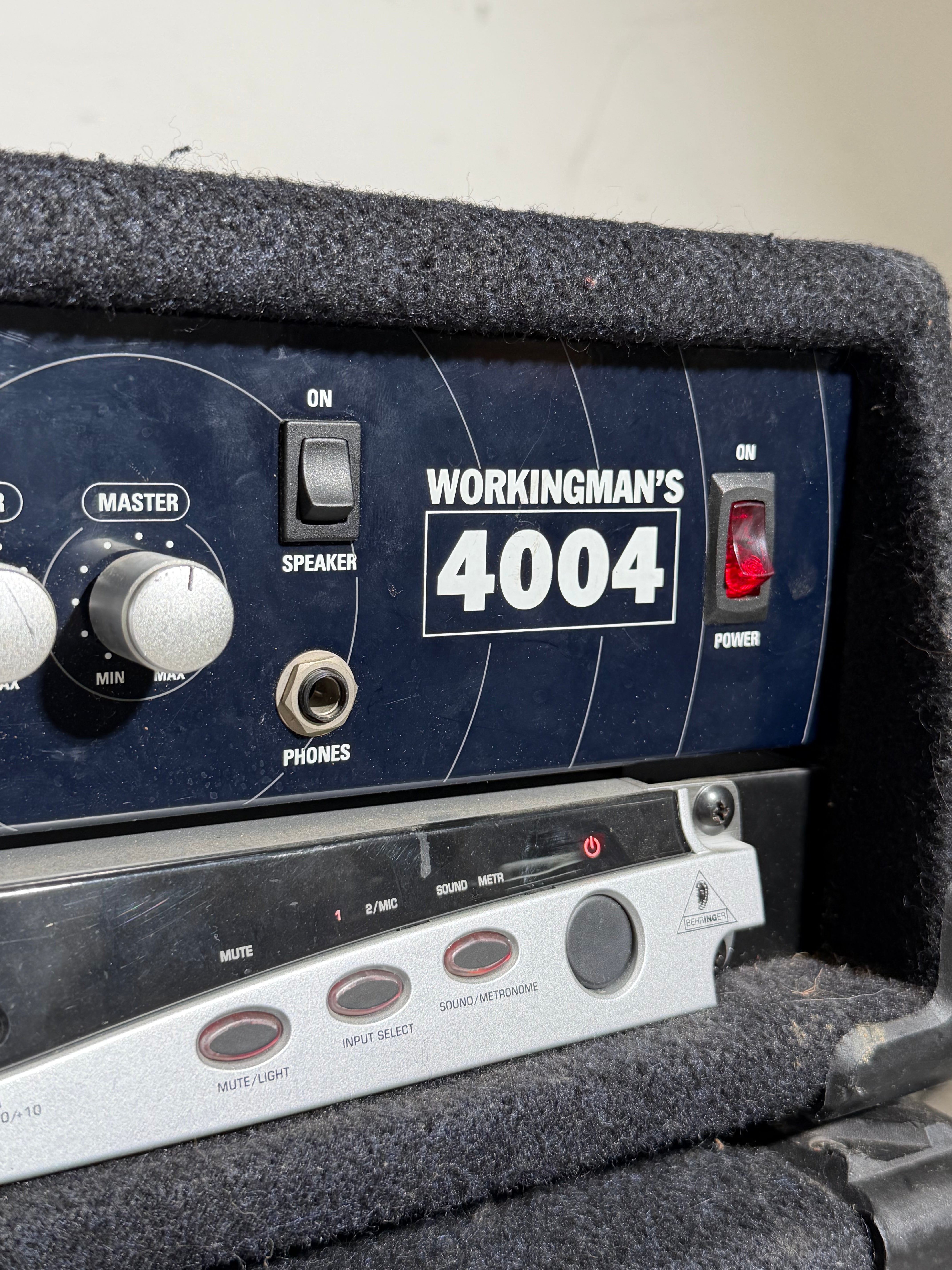 SWR Workingman’s 4004 Bass Amplifier Head with 2x10 Cabinet
