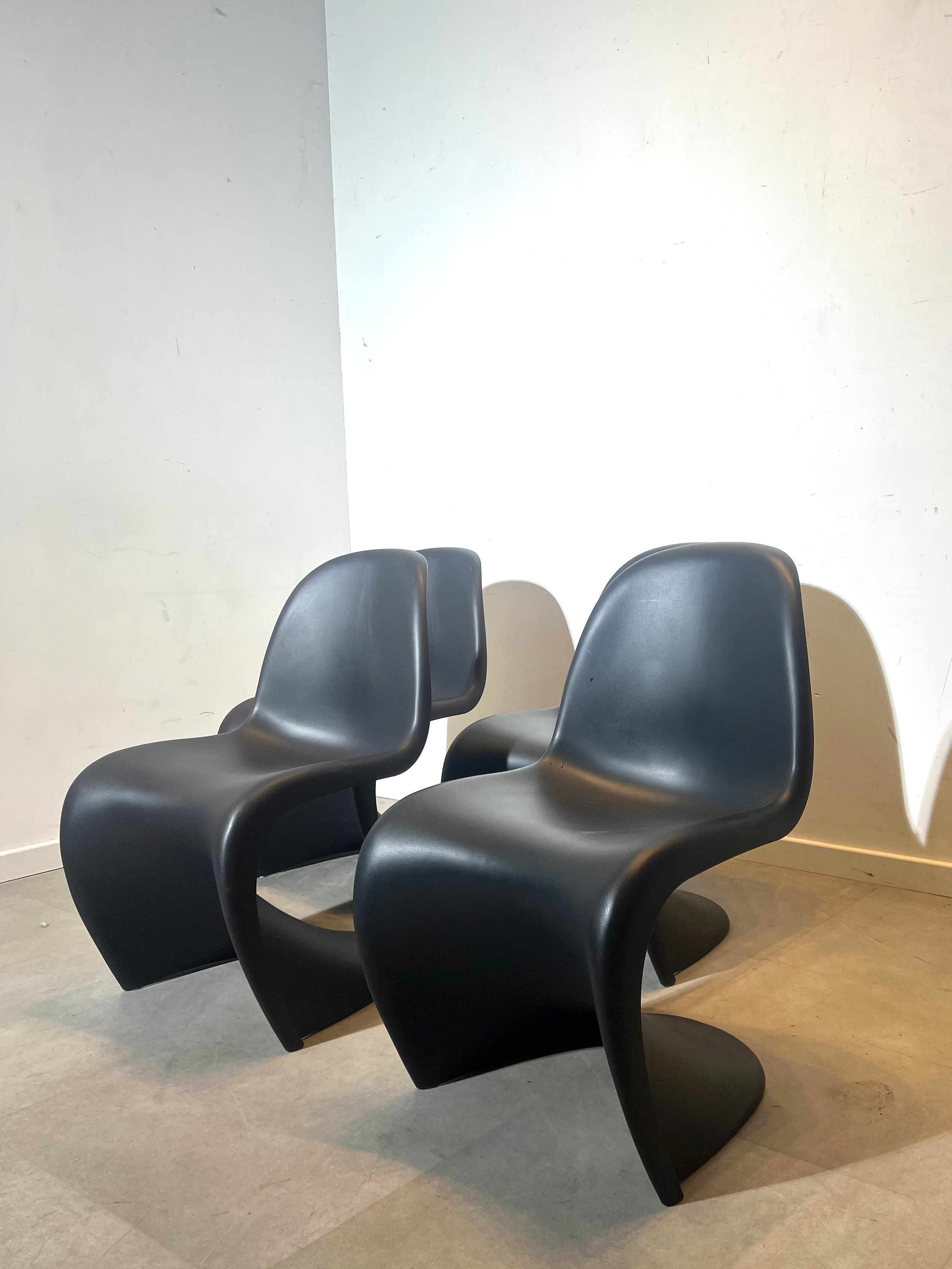 Set of 4 Vitra Panton Chairs – Verner Panton