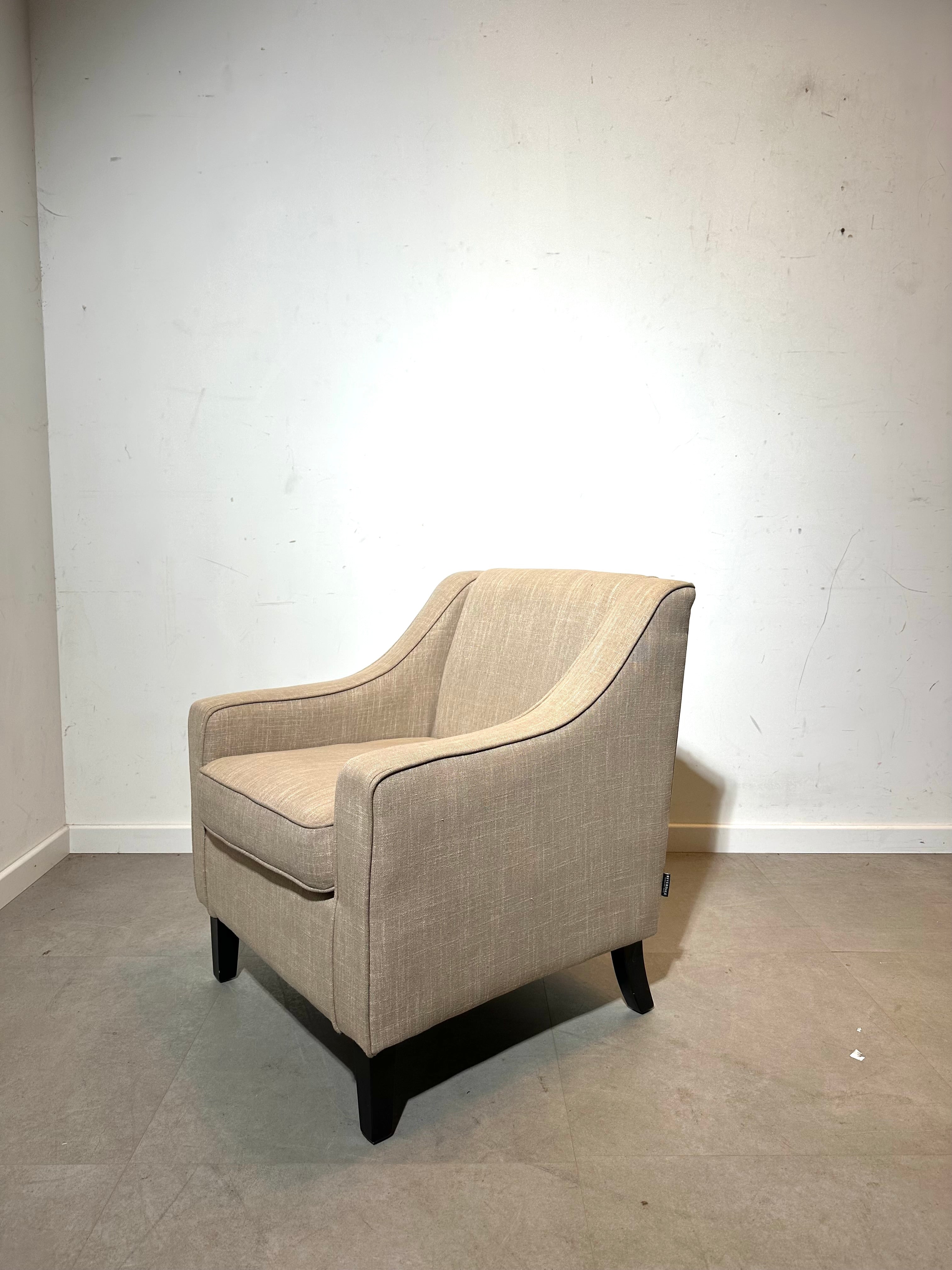 Riverdale Beige Lounge Armchair