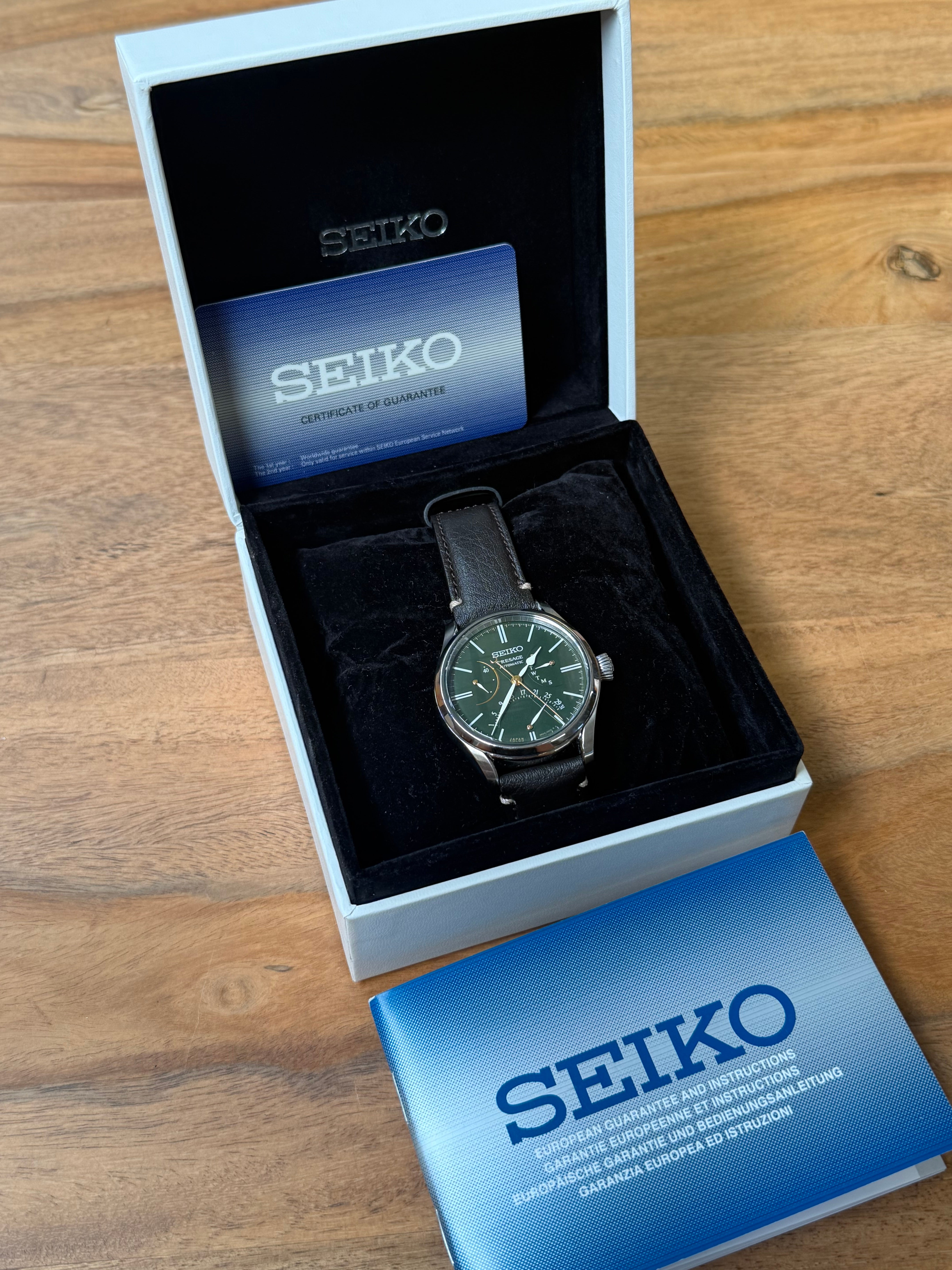 Seiko Presage Series Urushi Green Limited Edition 1368/2000 – SPB295J1