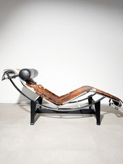 Original Cassina LC4 “Pony” Chaise Longue — Le Corbusier, Pierre Jeanneret & Charlotte Perriand
