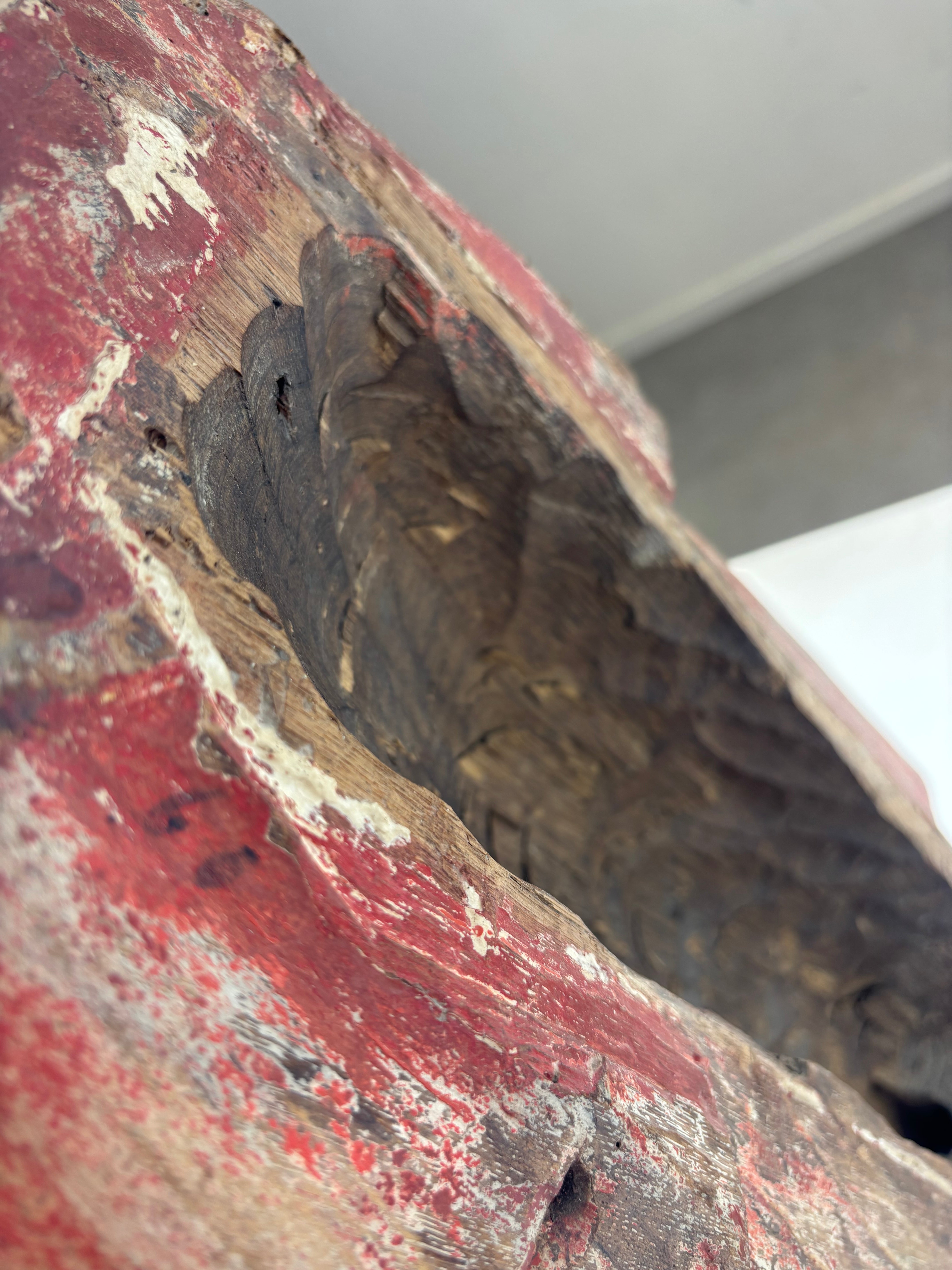 17e-eeuws polychroom standbeeld van Sint Laurentius