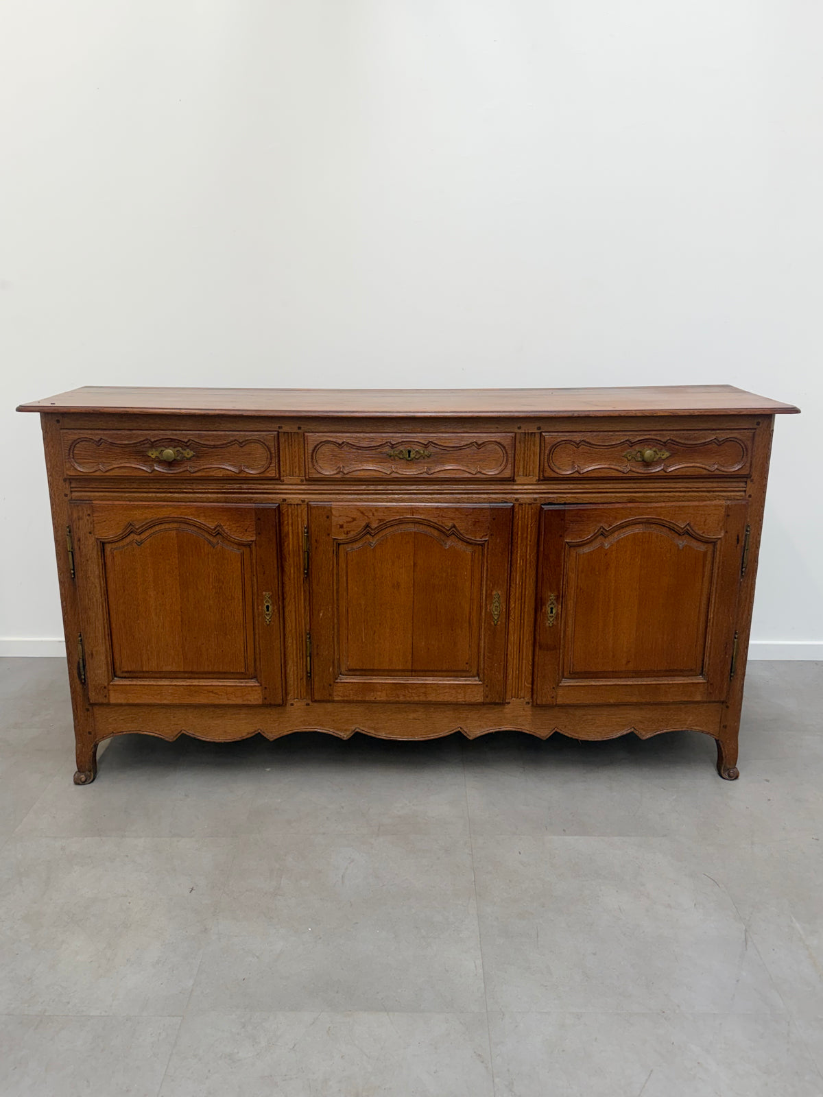 19th-Century French Oak Sideboard