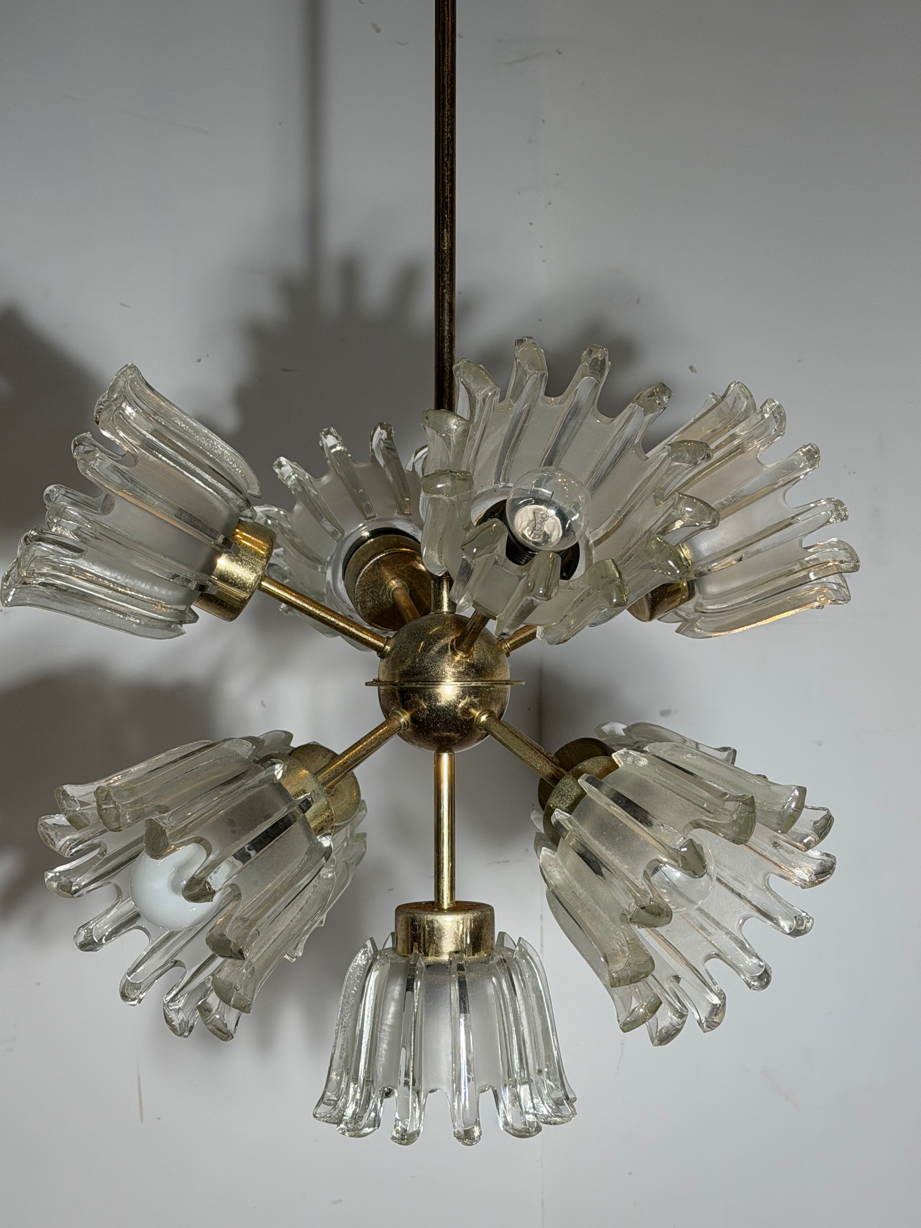 Vintage Pendant Lamp by Leclaire & Schaffer
