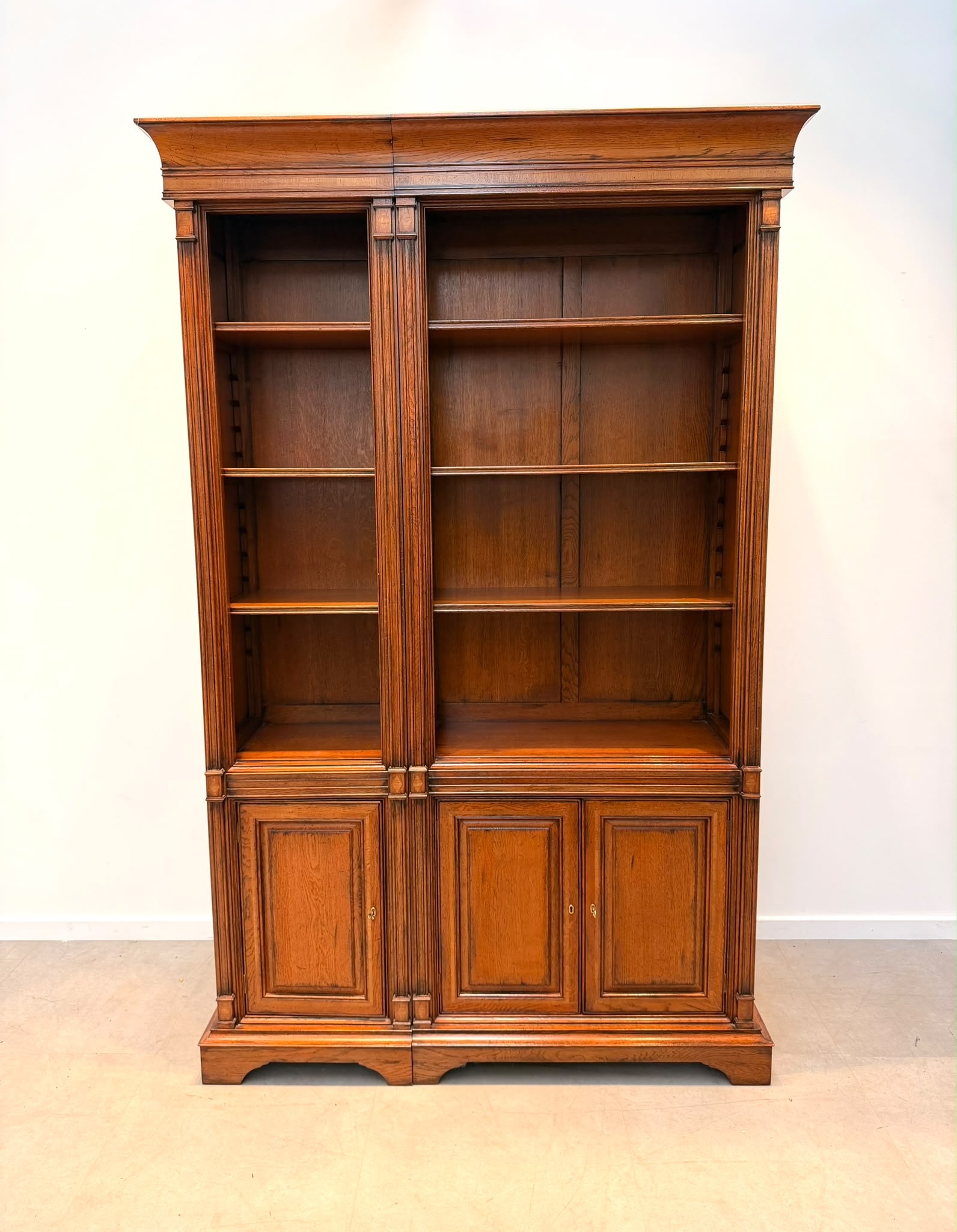 Open Bookcase Cabinet “Antique Collection” - Cherrywood