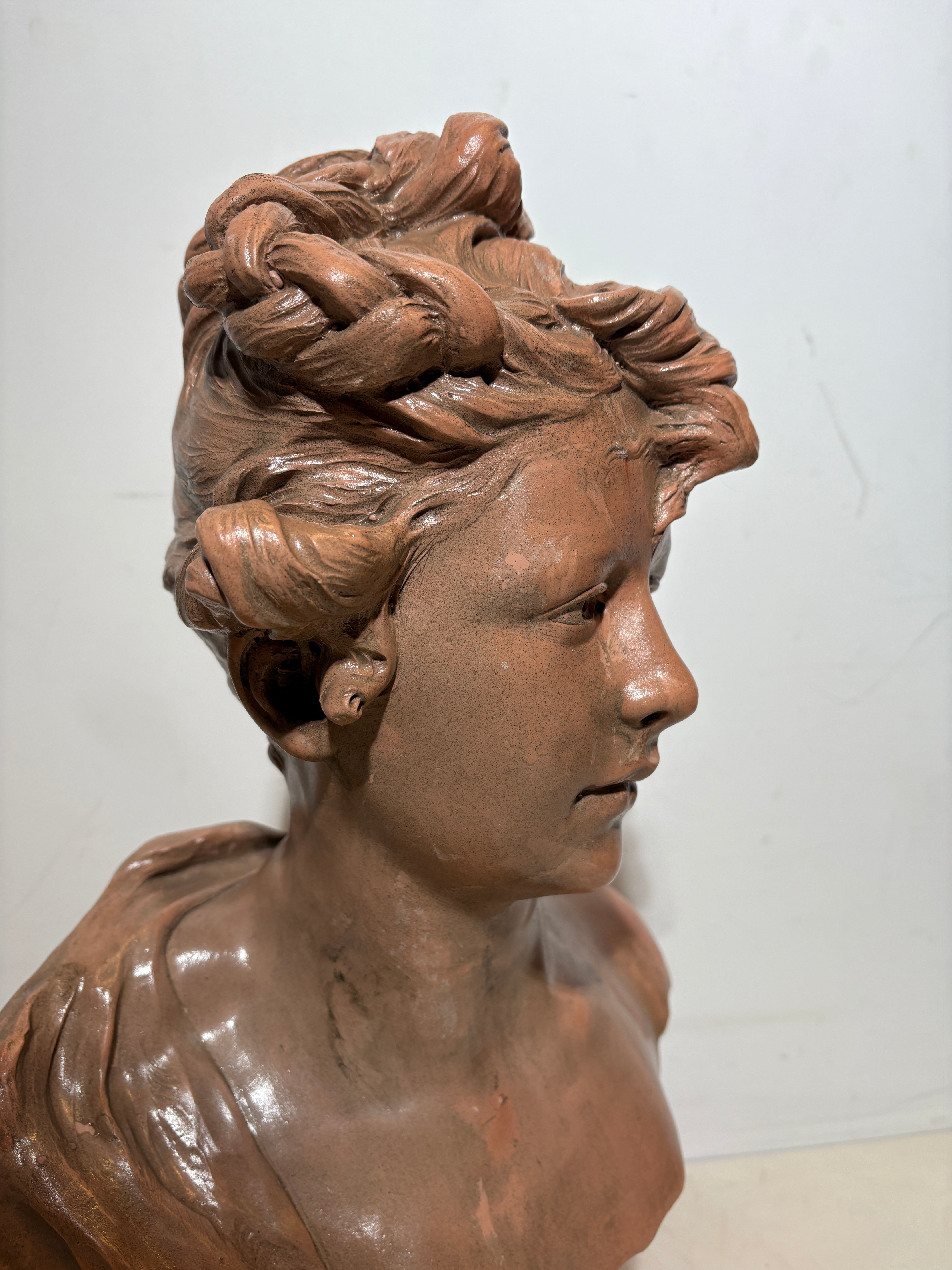 Antique Buste Art Nouveau