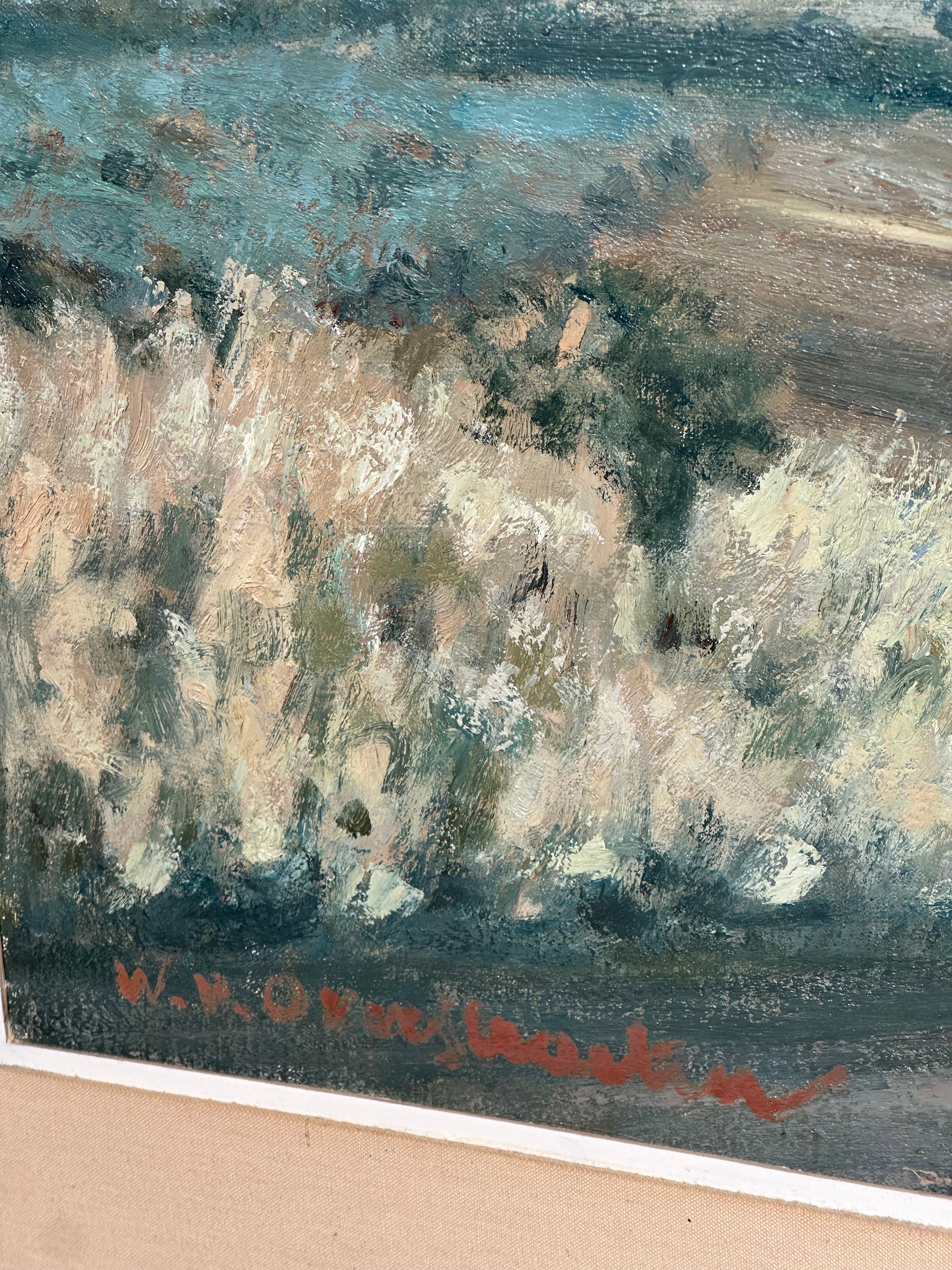 Original landscape painting by War Van Overstraete