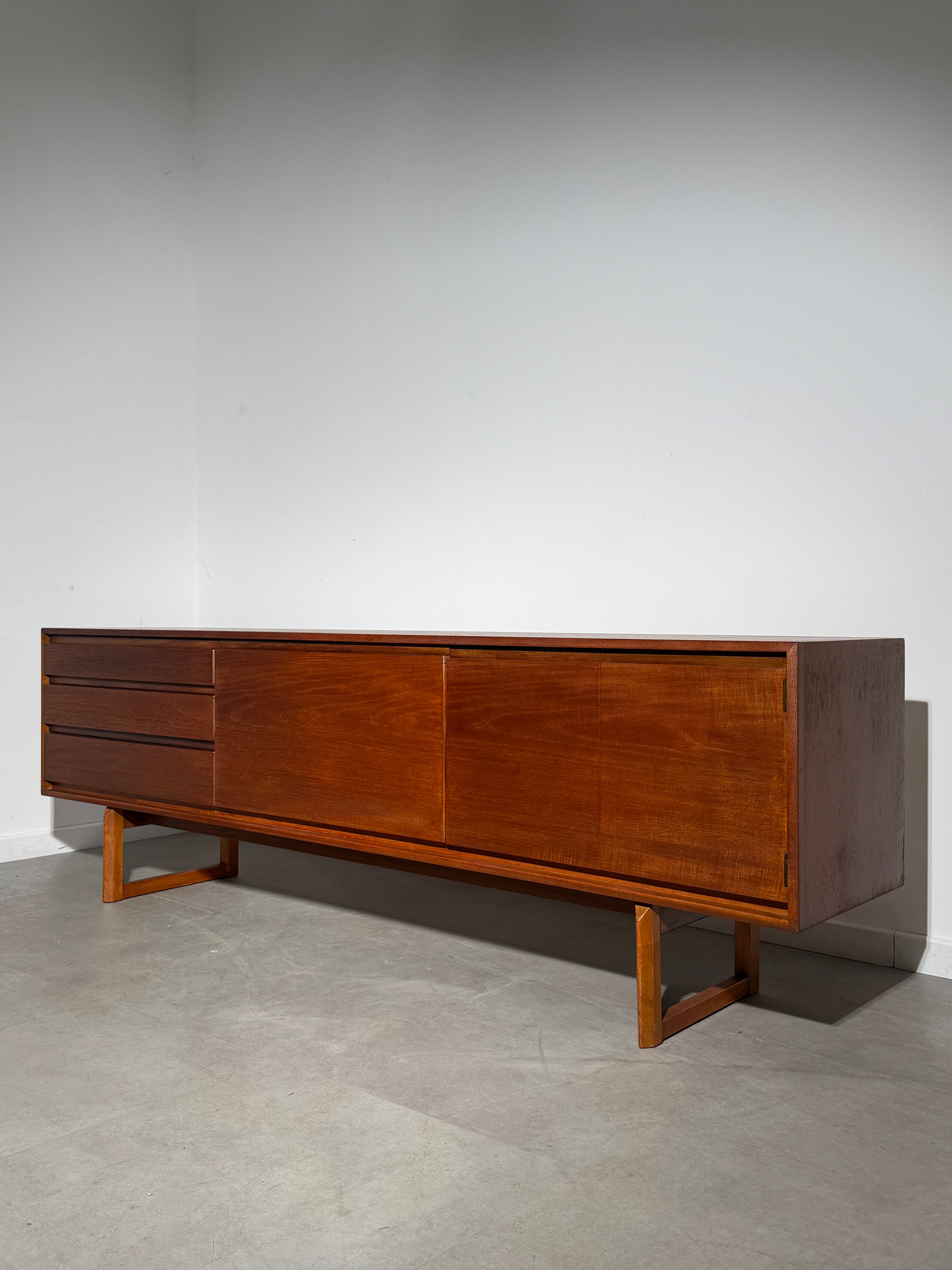 White & Newton Teak Sideboard – British Mid-Century Modern