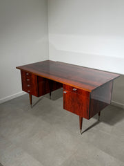 Vintage Rosewood Directors Desk