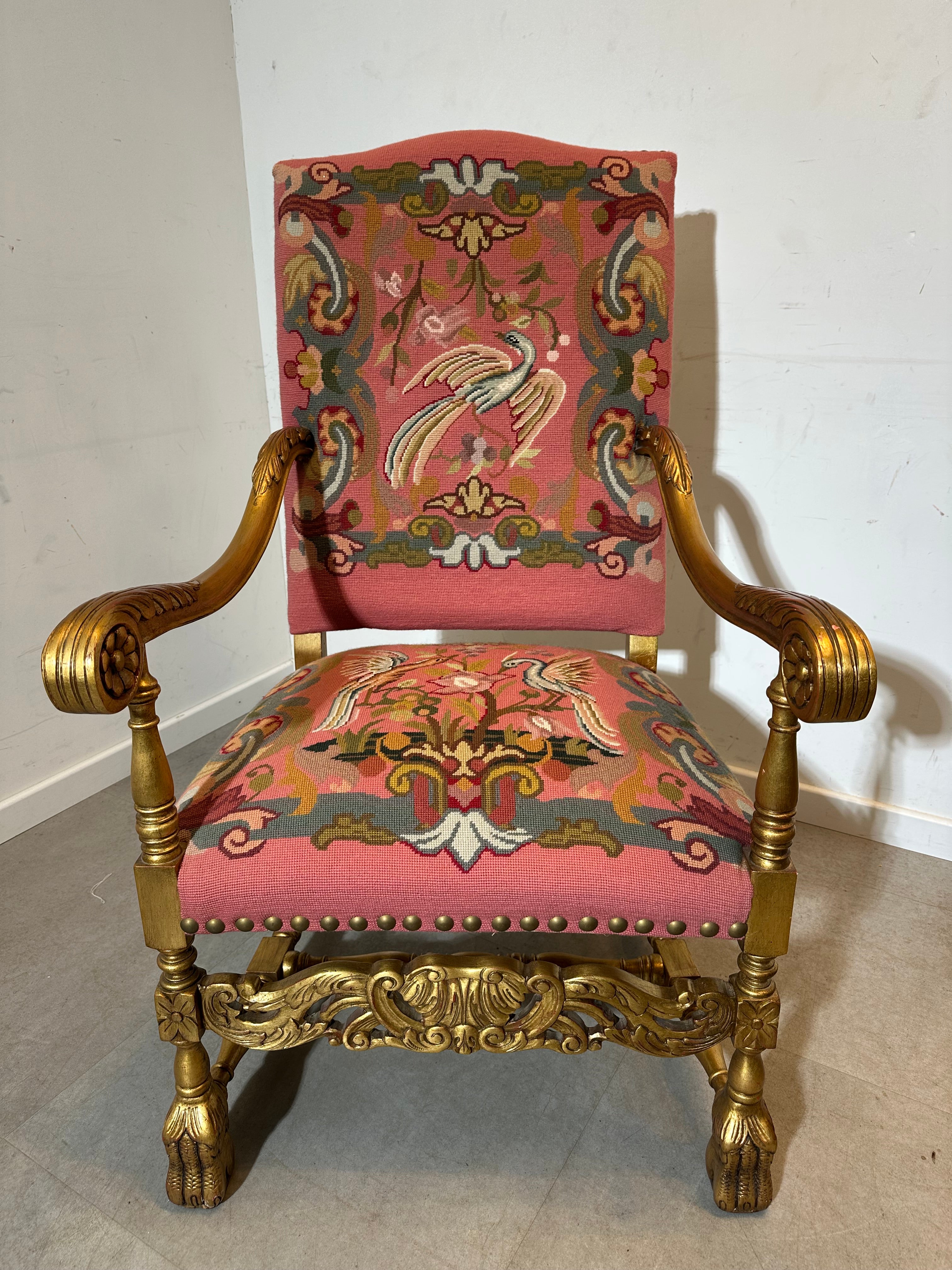 Antique Louis XIV Style Armchair