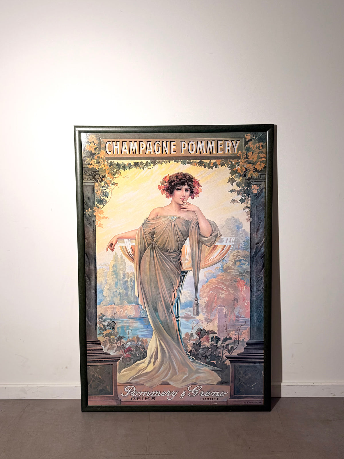 Champagne Pommery & Greno Art Nouveau Advertising Poster