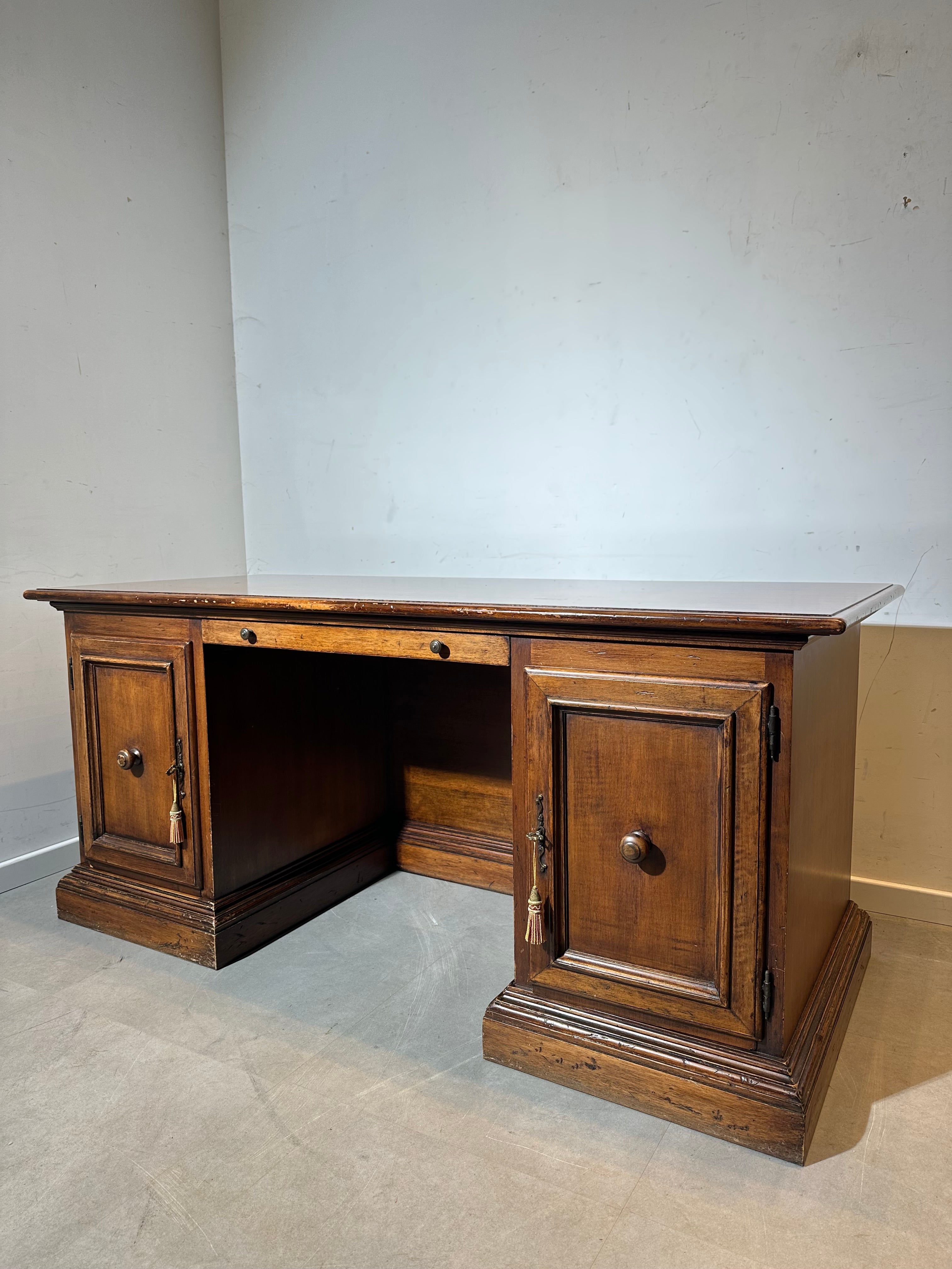 Antique Wooden Executive Desk