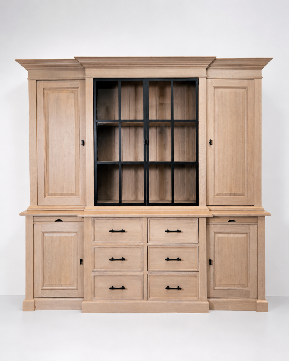 RR Interiors Oak Display Cabinet