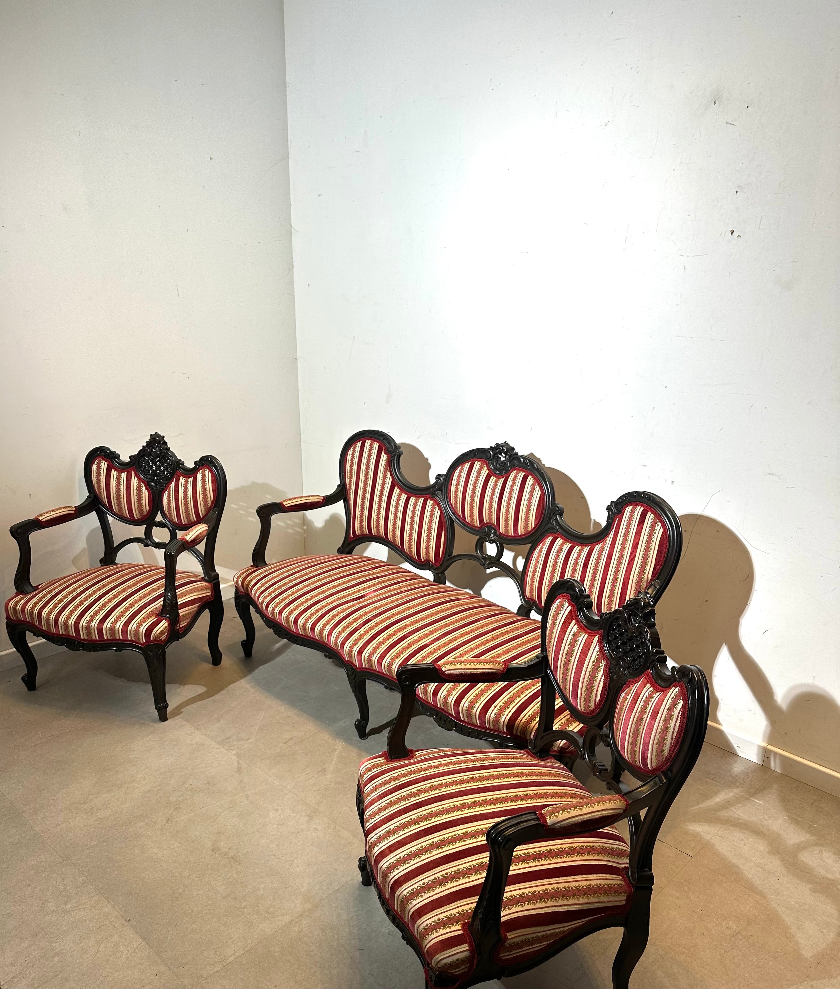 Ensemble de salon victorien ancien