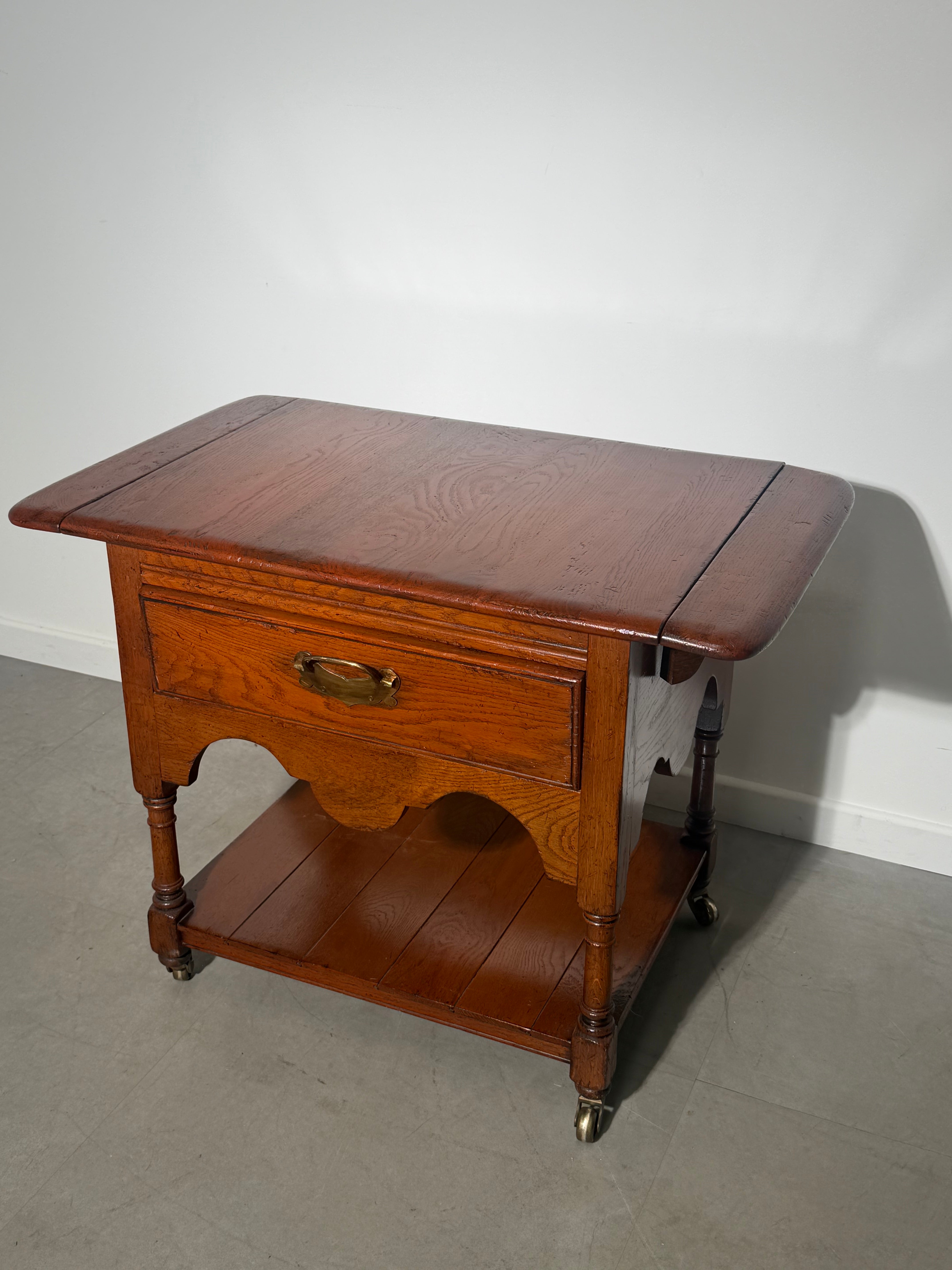 Gateleg Sidetable with Drawer