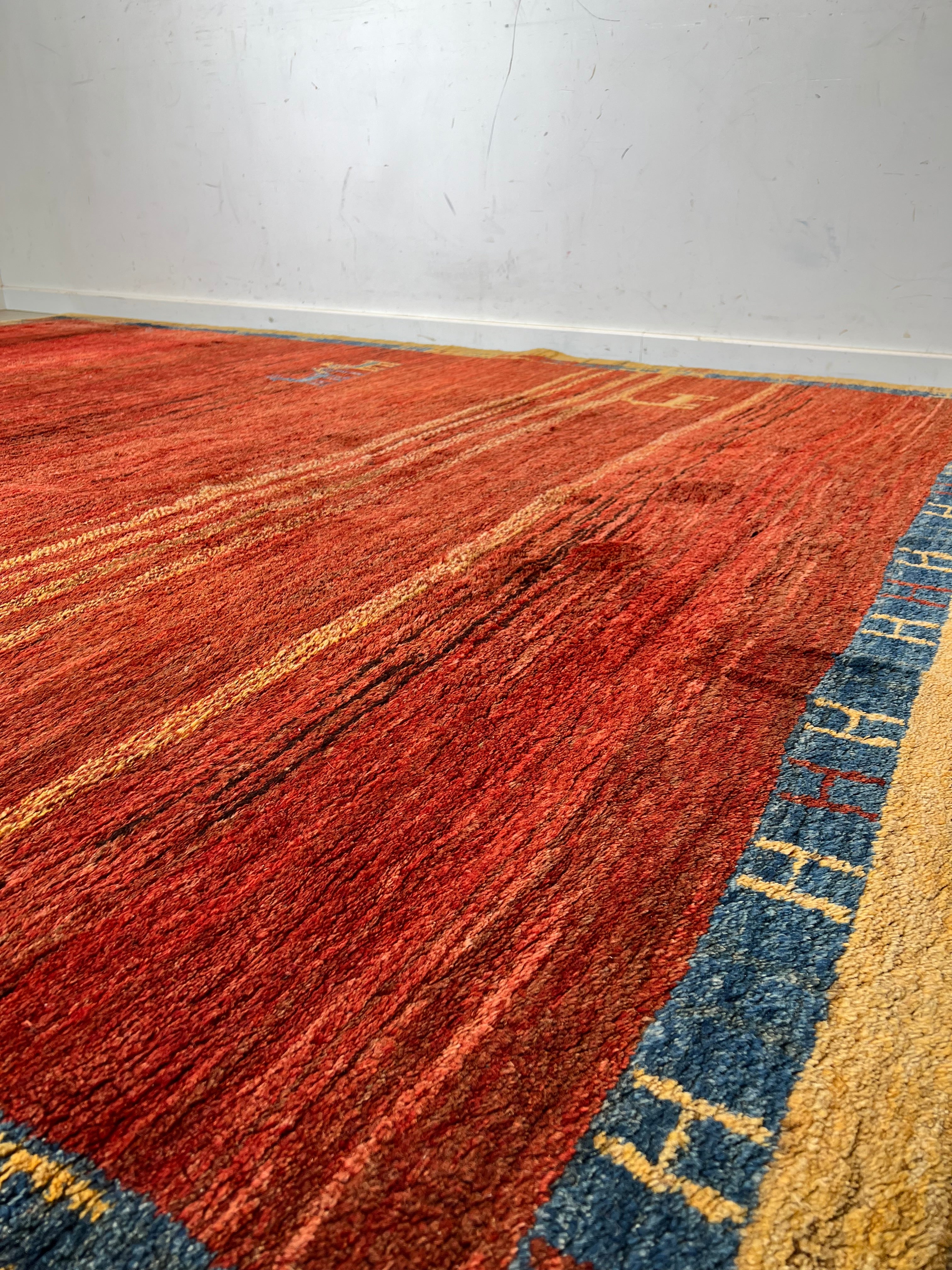 Handknotted Iranian Gabbeh Carpet