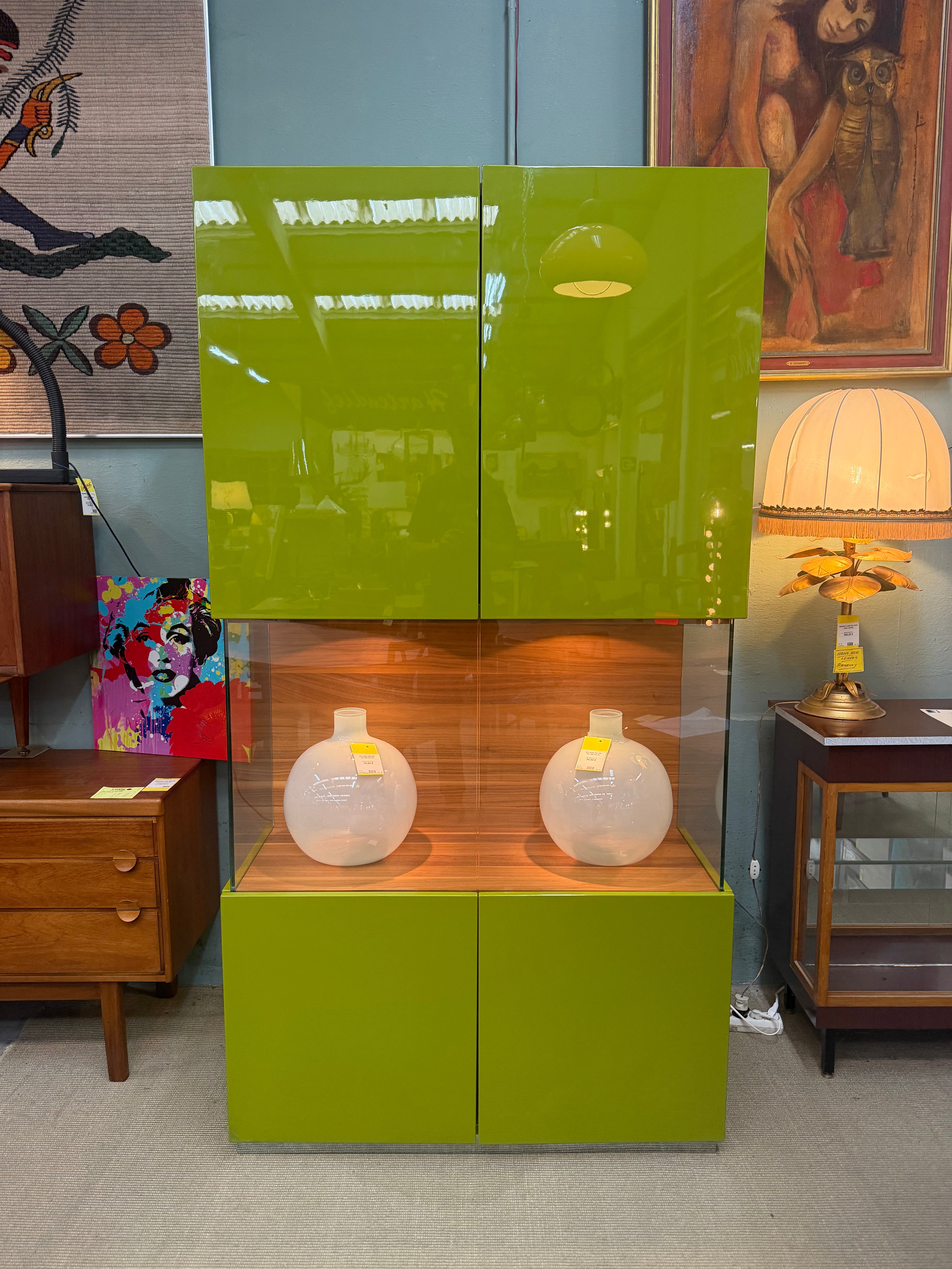 Hülsta Design Display Cabinet with Integrated Lighting – 110 x 45 x 210 cm